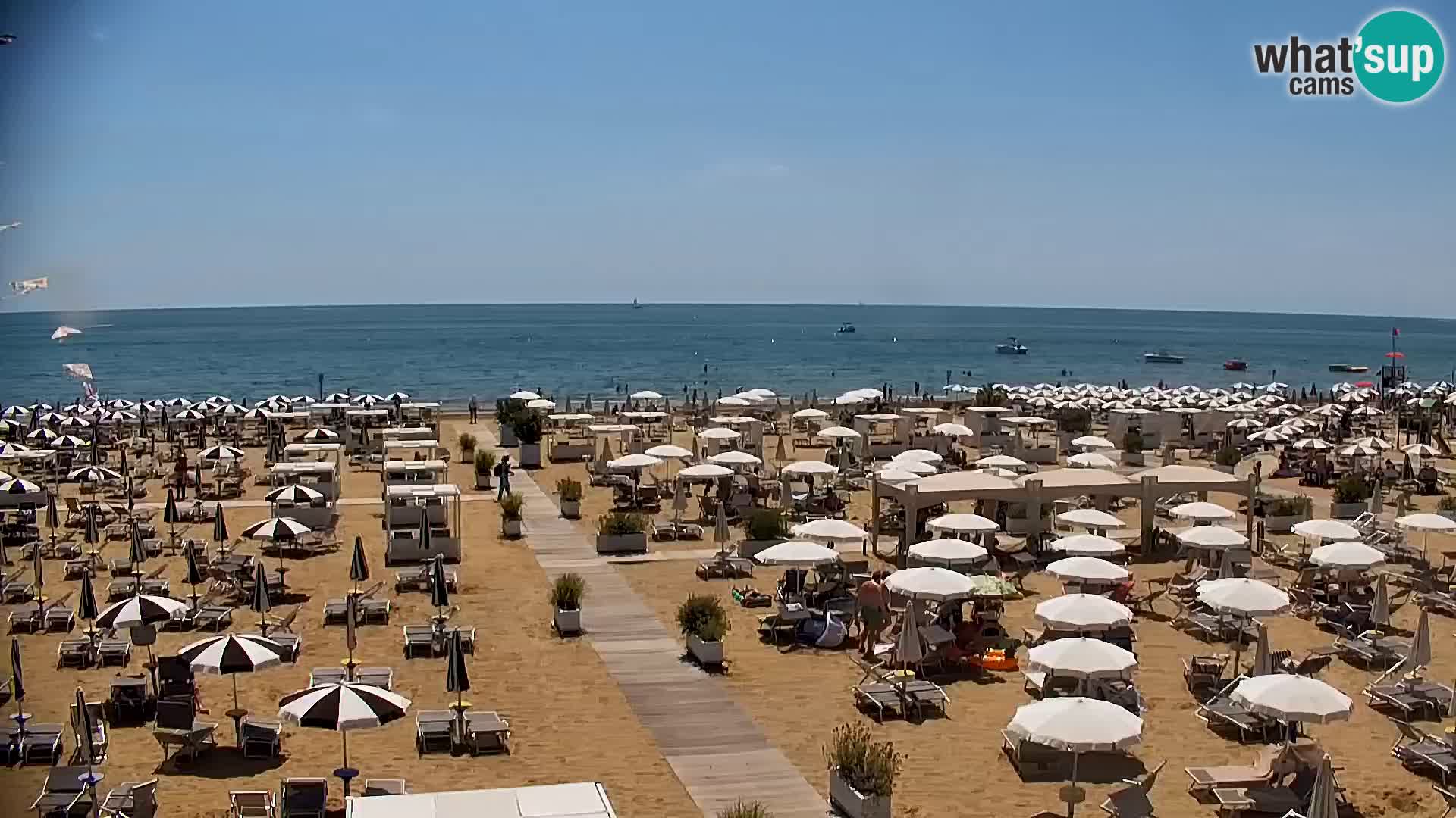 La plage de Bibione webcam en direct | Italien
