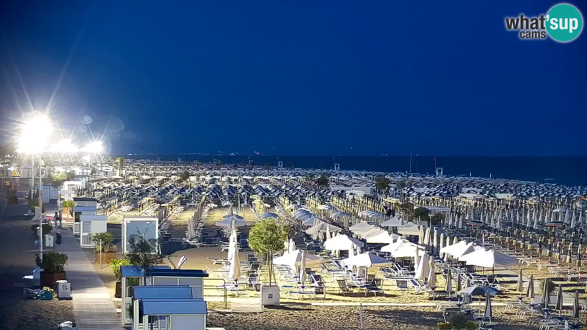 La plage de Bibione webcam en direct | Italien