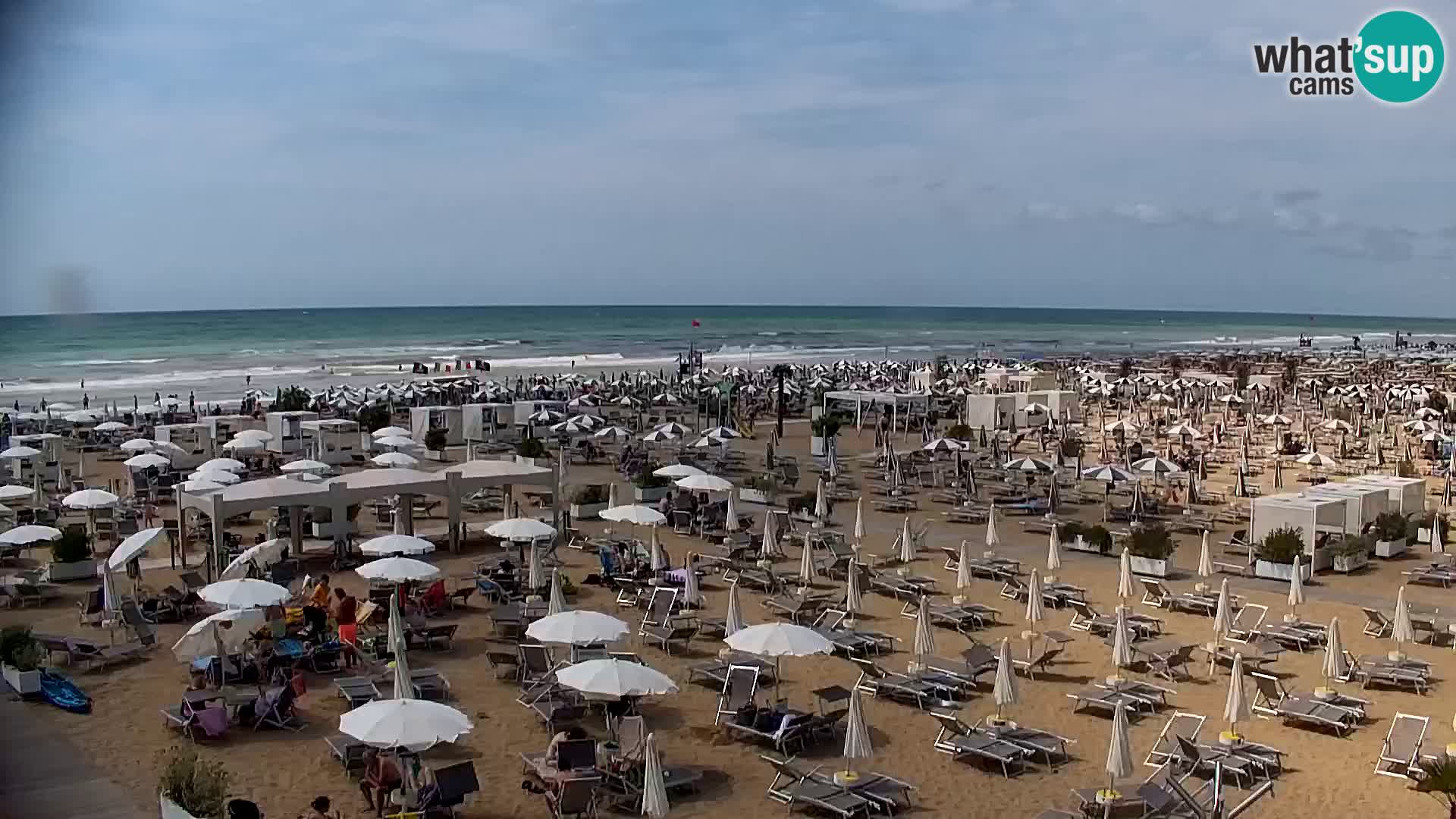La plage de Bibione webcam en direct | Italien