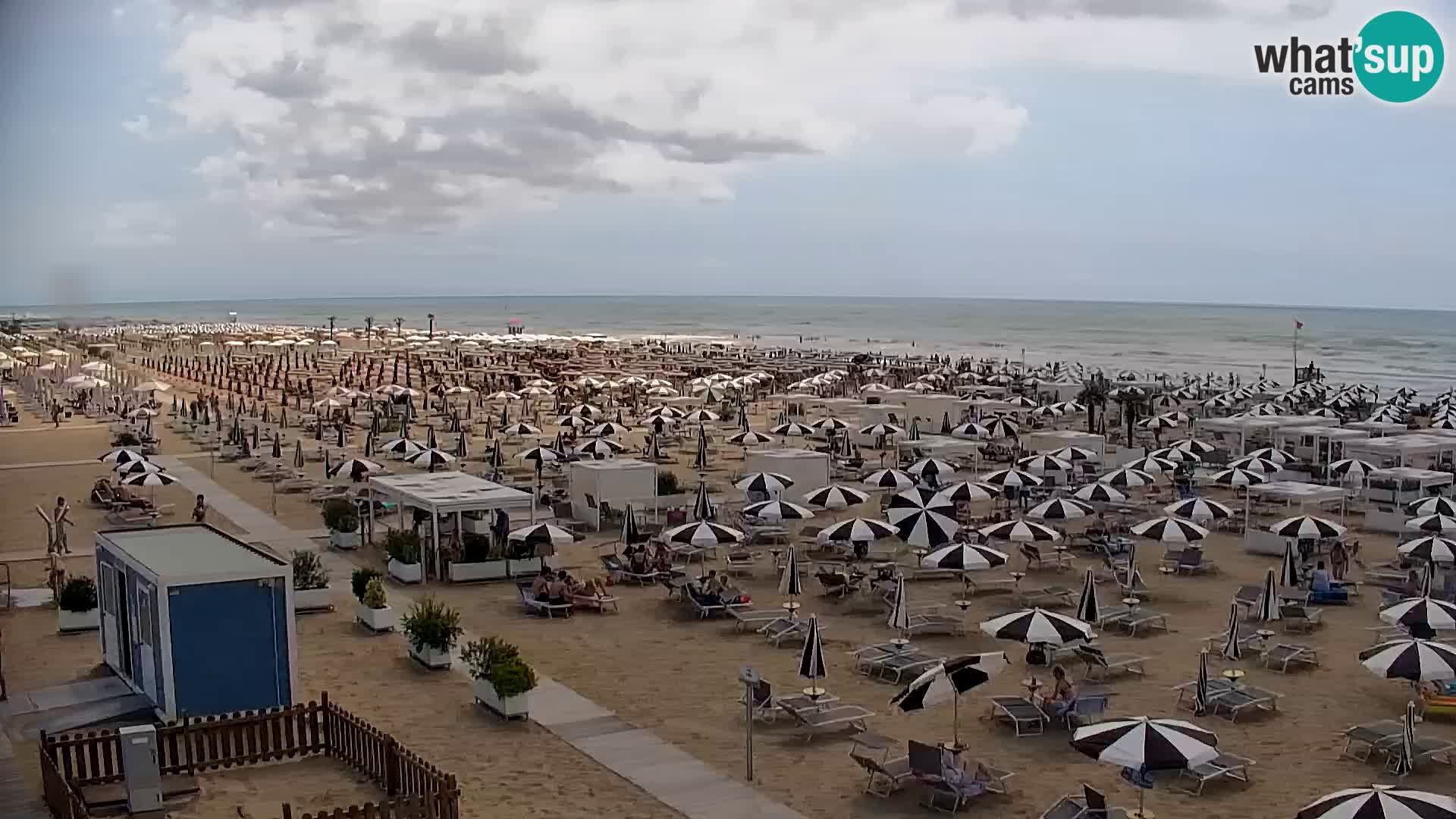 La plage de Bibione webcam en direct | Italien