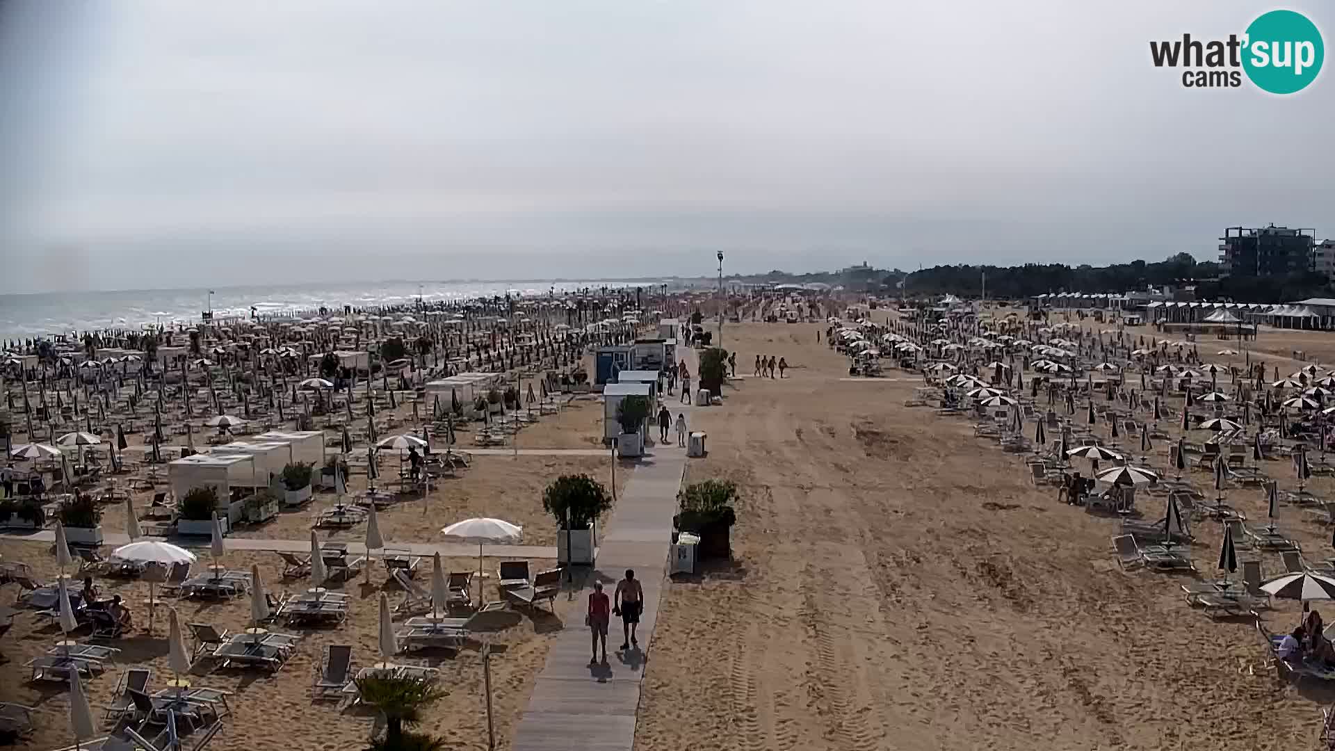 La plage de Bibione webcam en direct | Italien