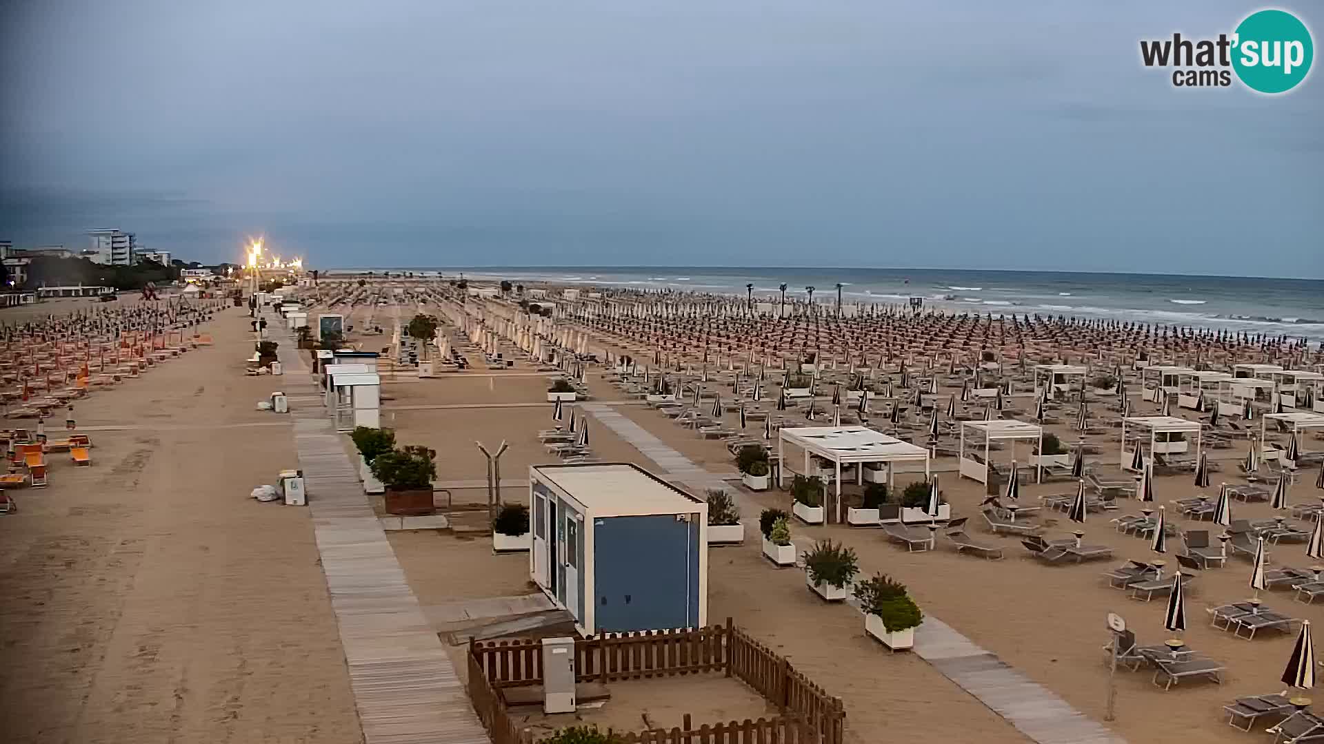 La plage de Bibione webcam en direct | Italien