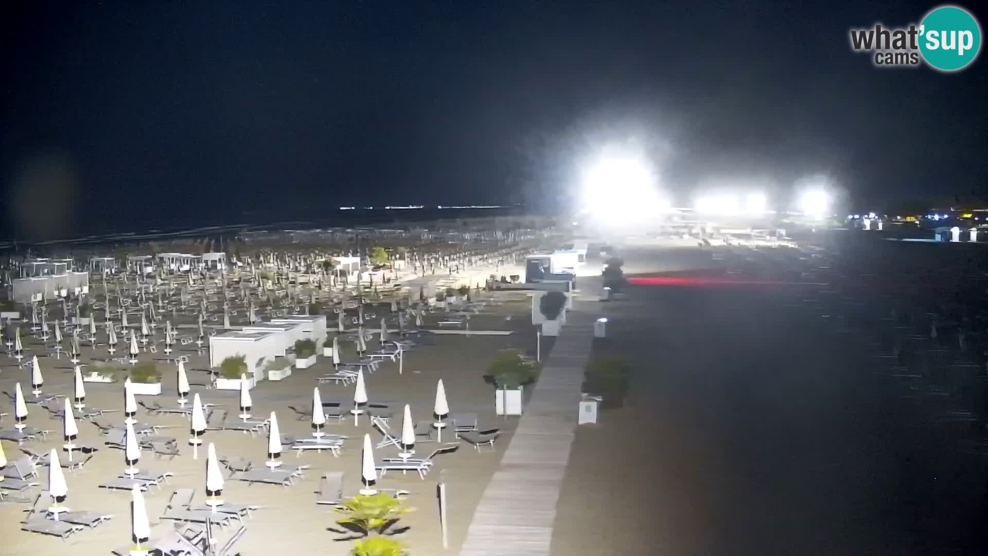 La plage de Bibione webcam en direct | Italien