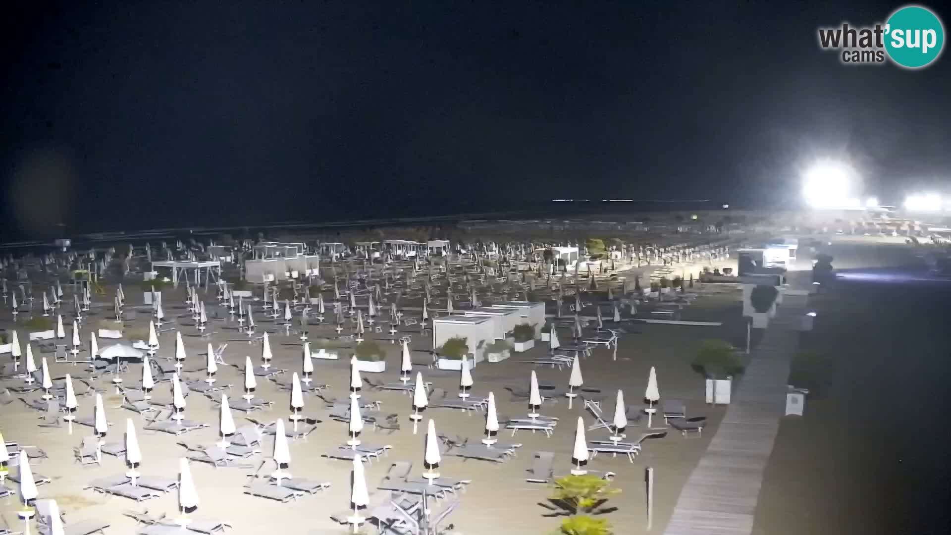 La plage de Bibione webcam en direct | Italien