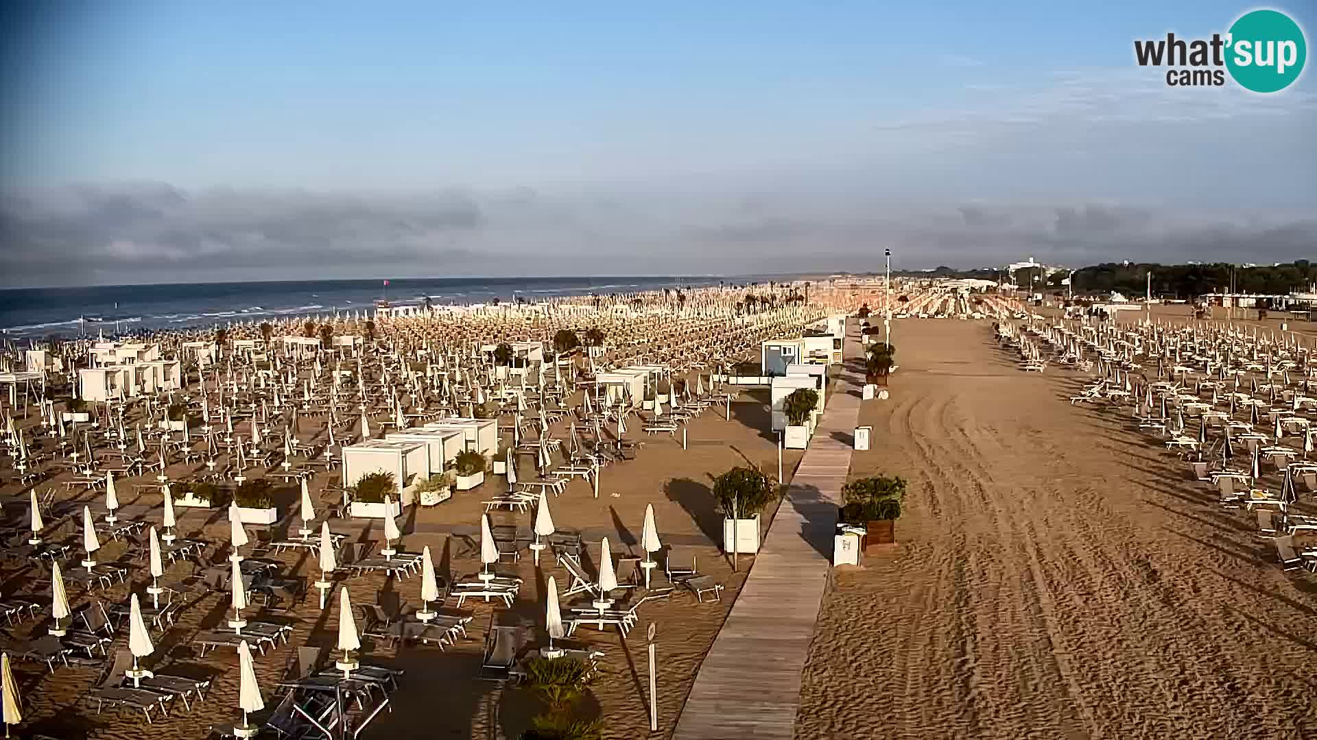 La plage de Bibione webcam en direct | Italien