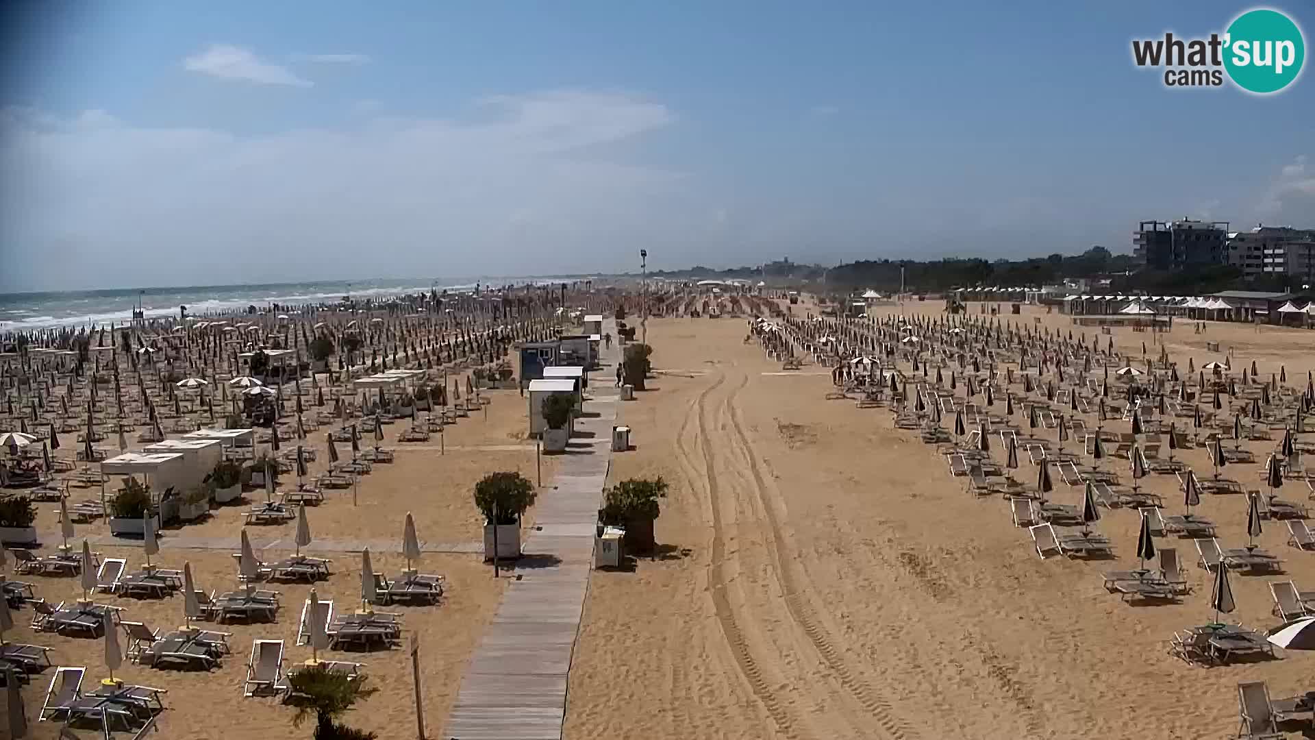 La plage de Bibione webcam en direct | Italien