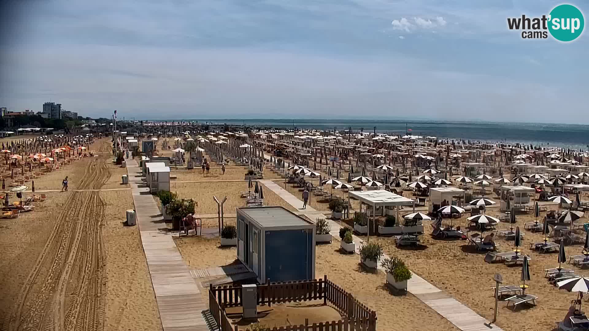 La plage de Bibione webcam en direct | Italien