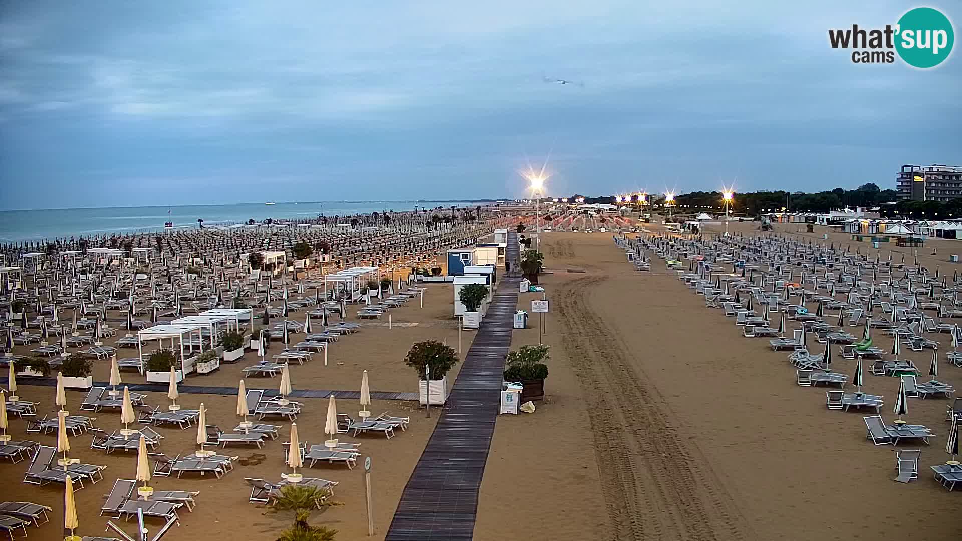 La plage de Bibione webcam en direct | Italien