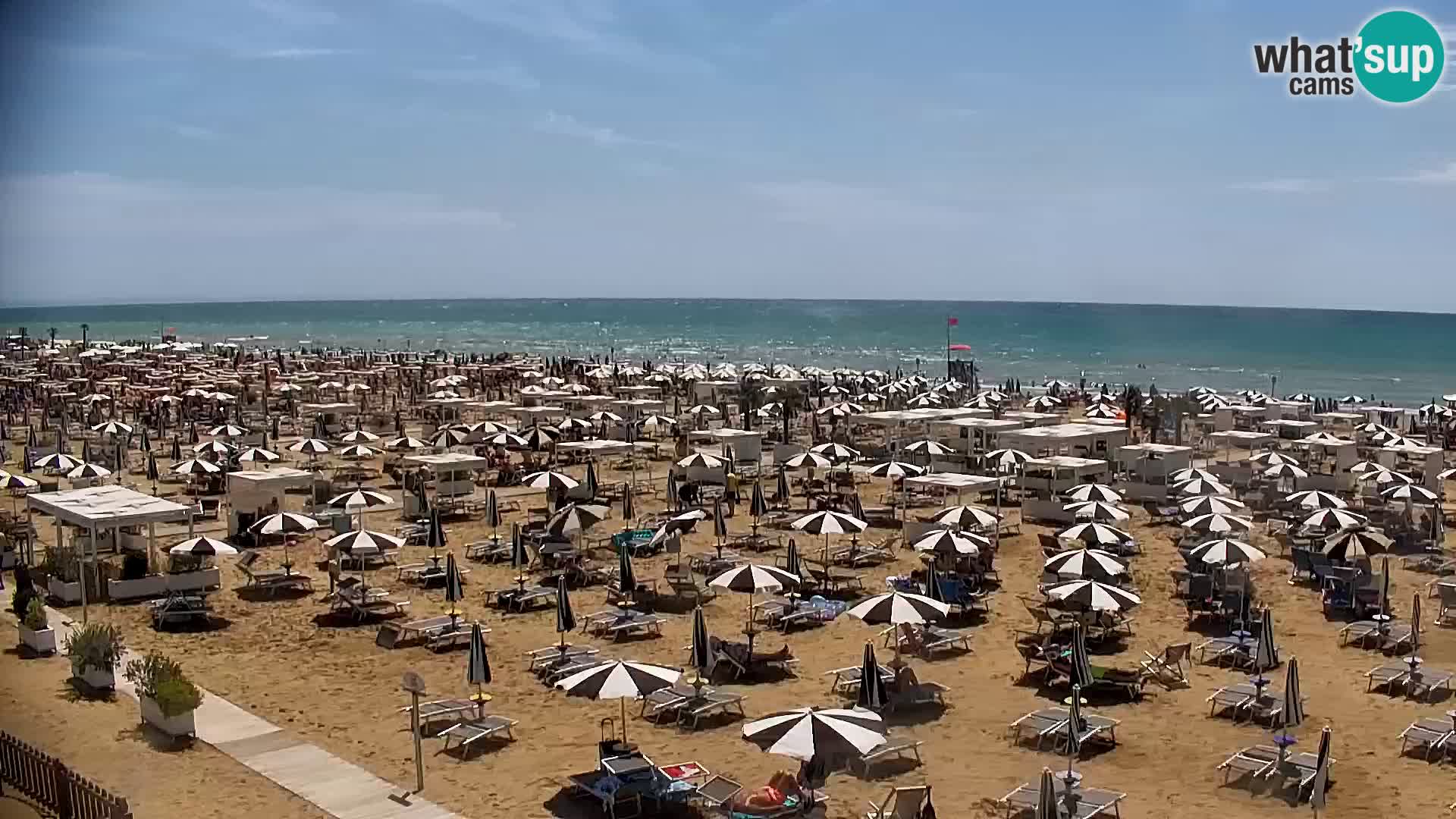 La plage de Bibione webcam en direct | Italien