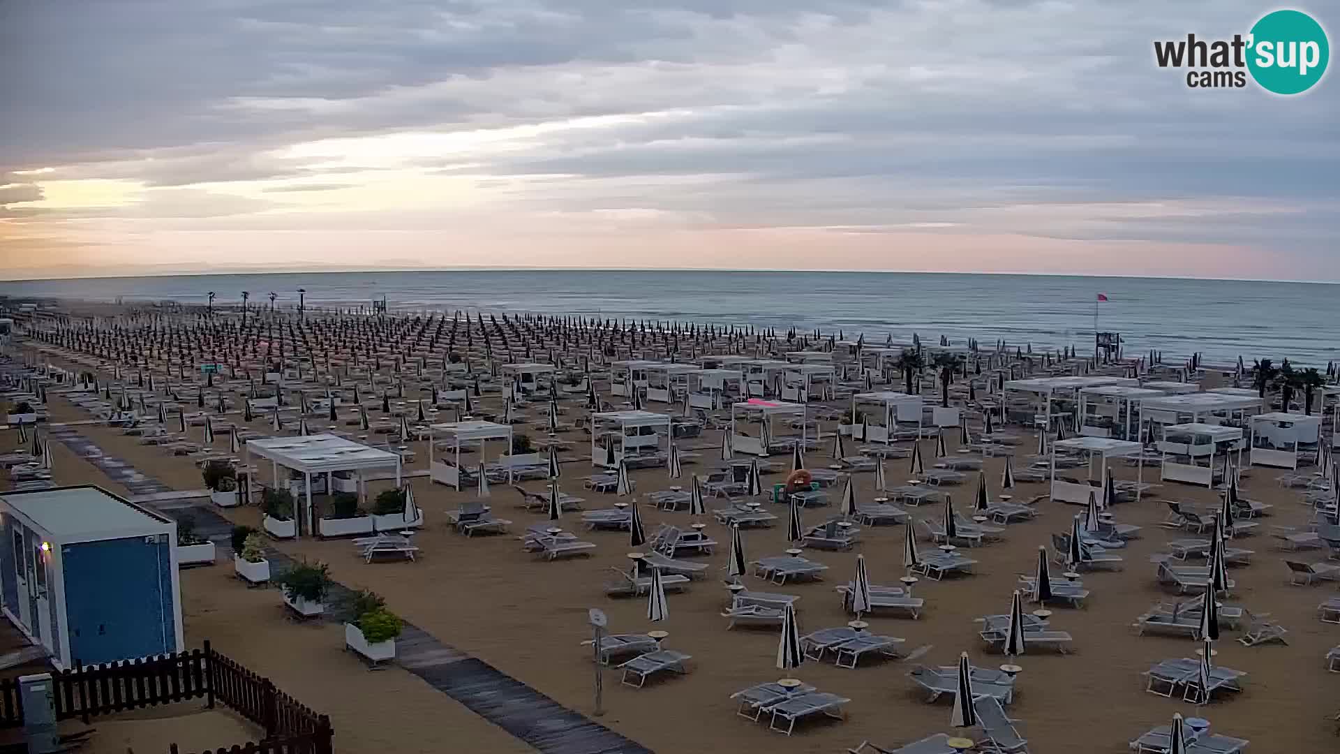 La plage de Bibione webcam en direct | Italien