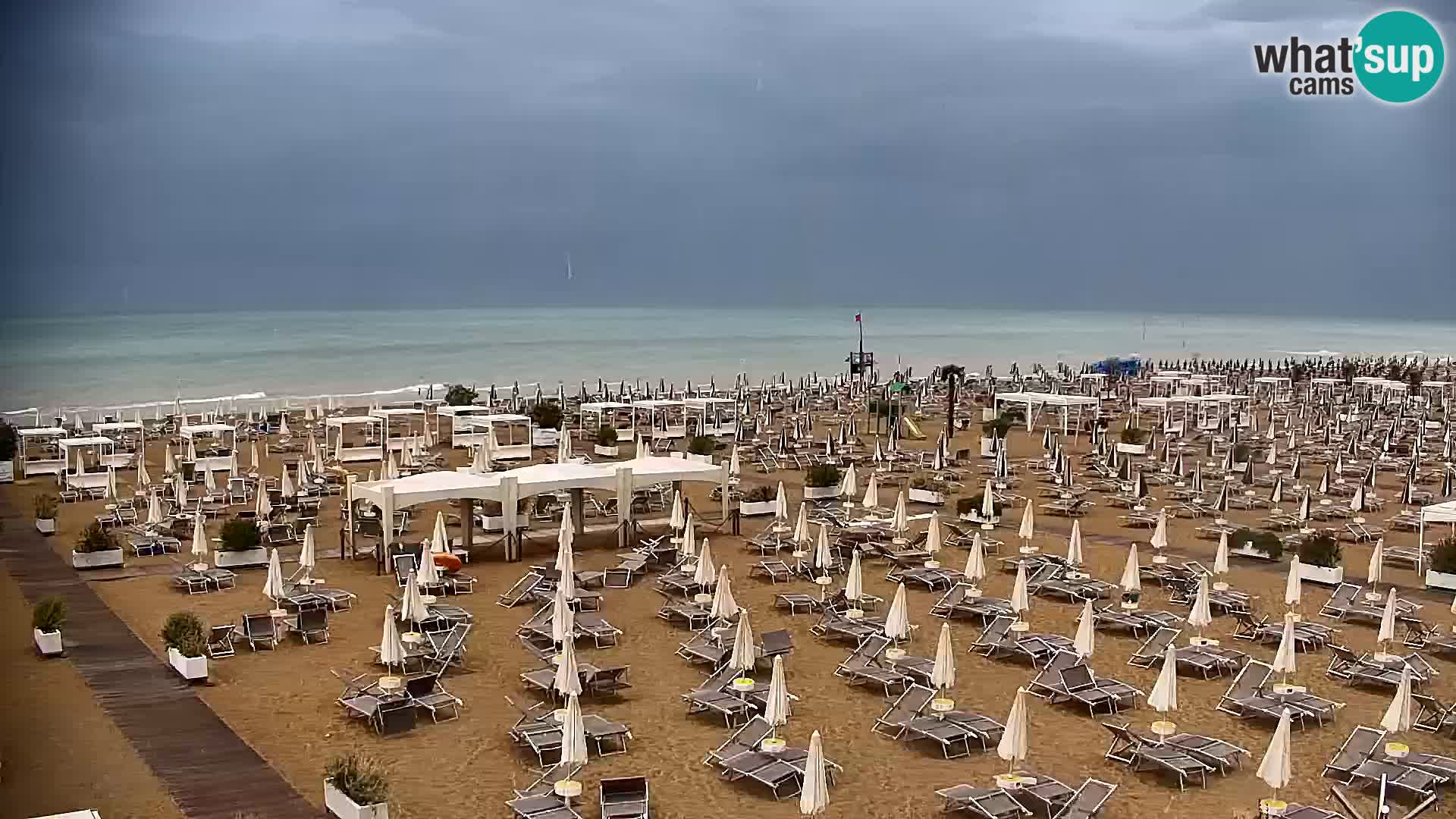 La plage de Bibione webcam en direct | Italien