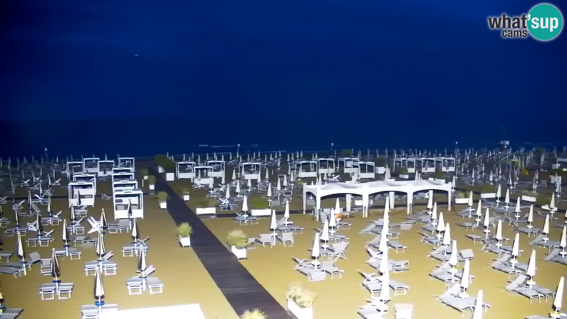 La plage de Bibione webcam en direct | Italien