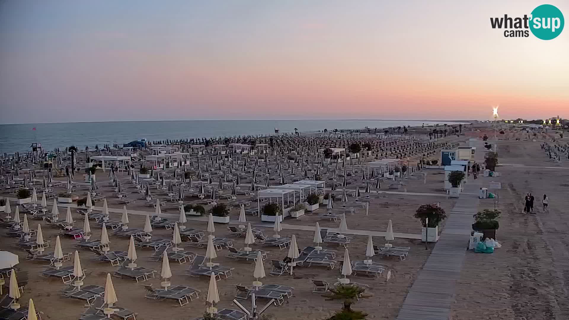 La plage de Bibione webcam en direct | Italien
