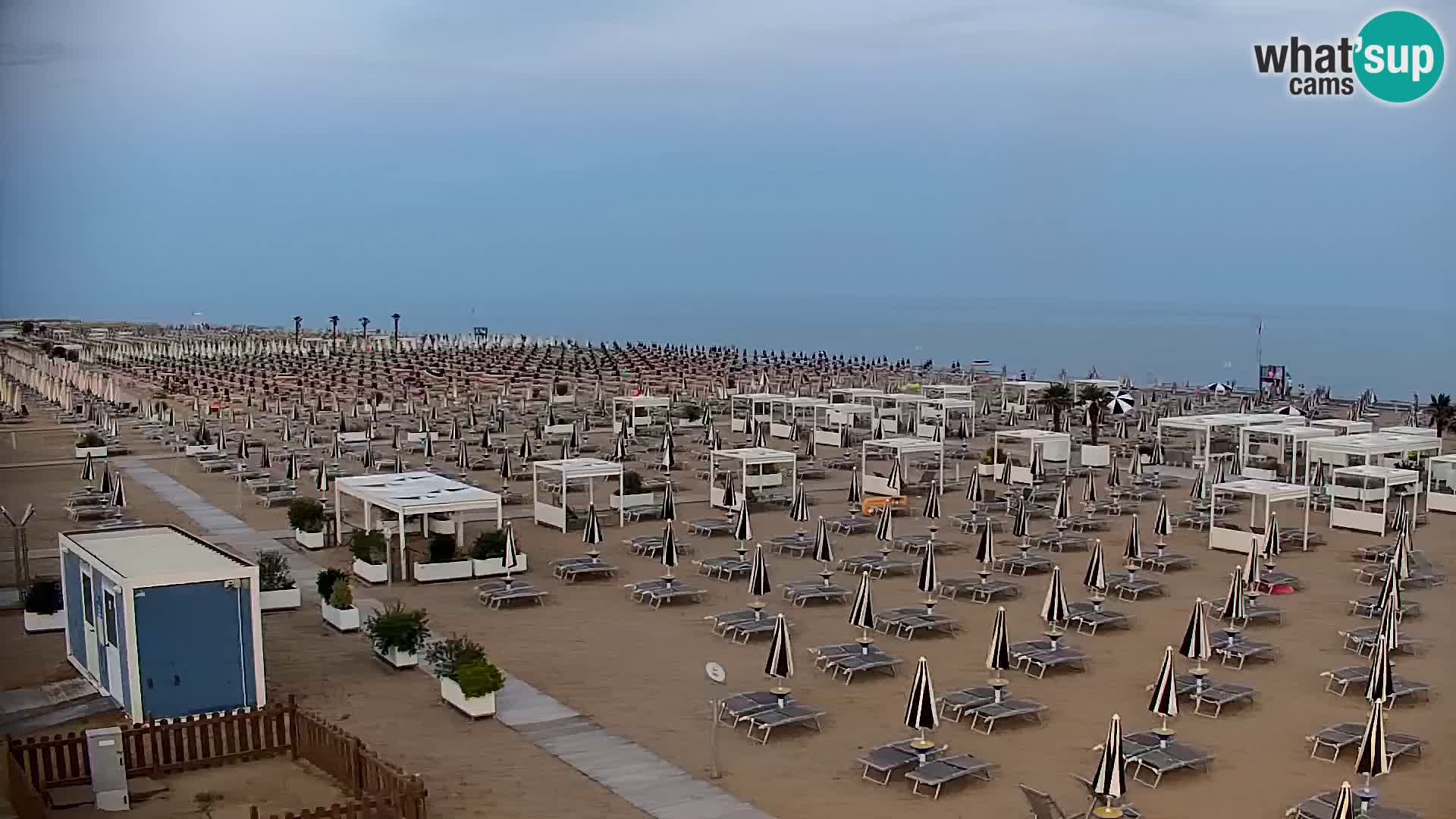 La plage de Bibione webcam en direct | Italien