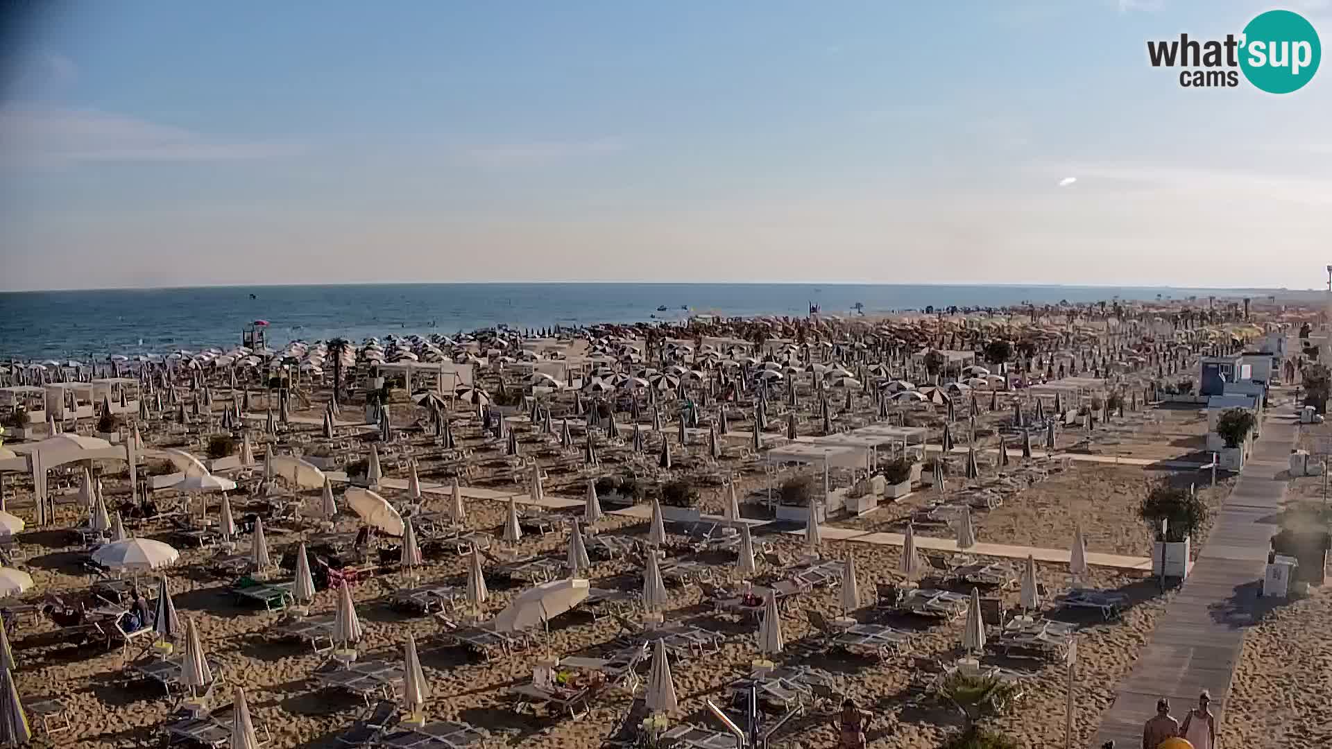 La plage de Bibione webcam en direct | Italien