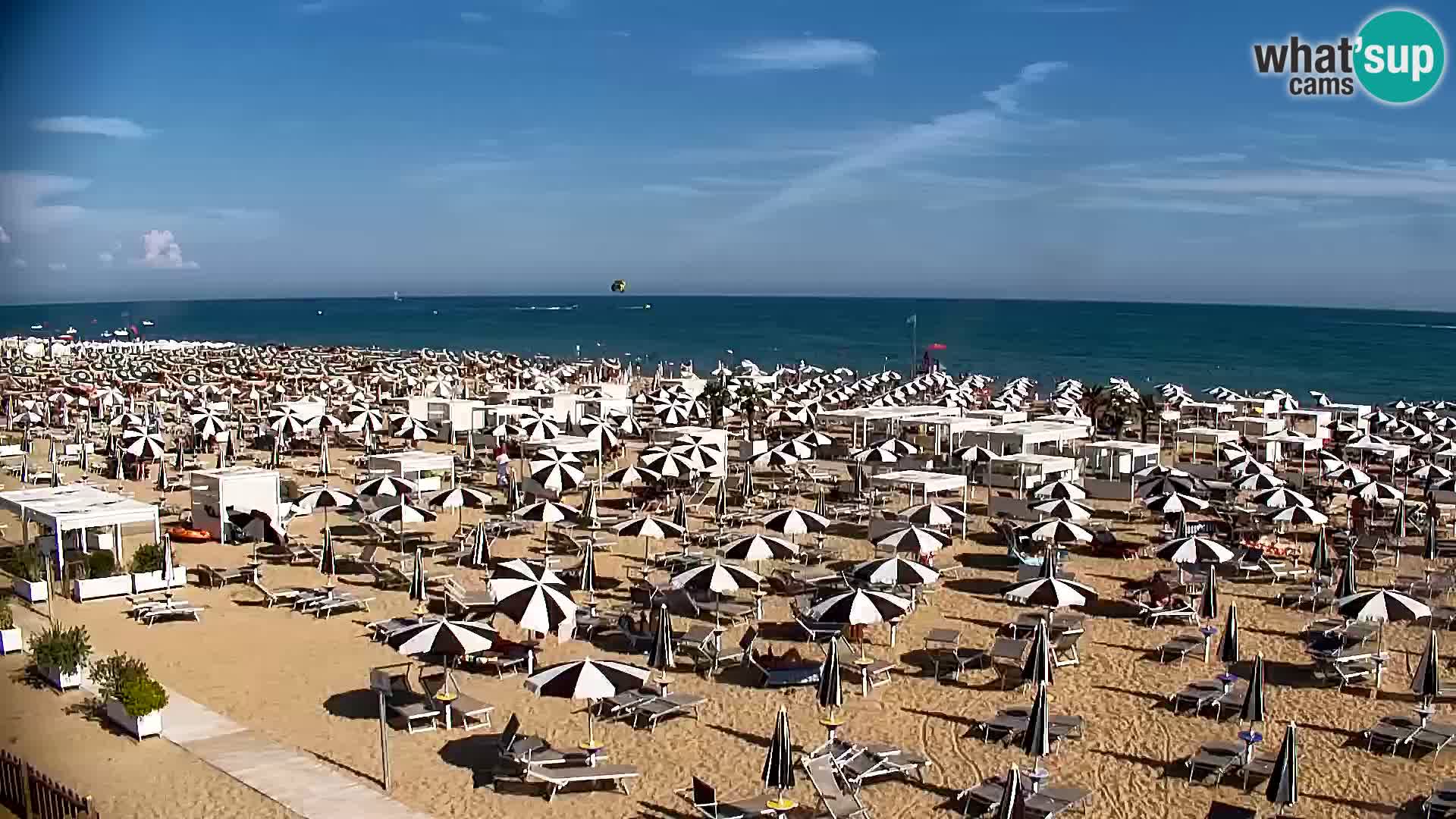 La plage de Bibione webcam en direct | Italien