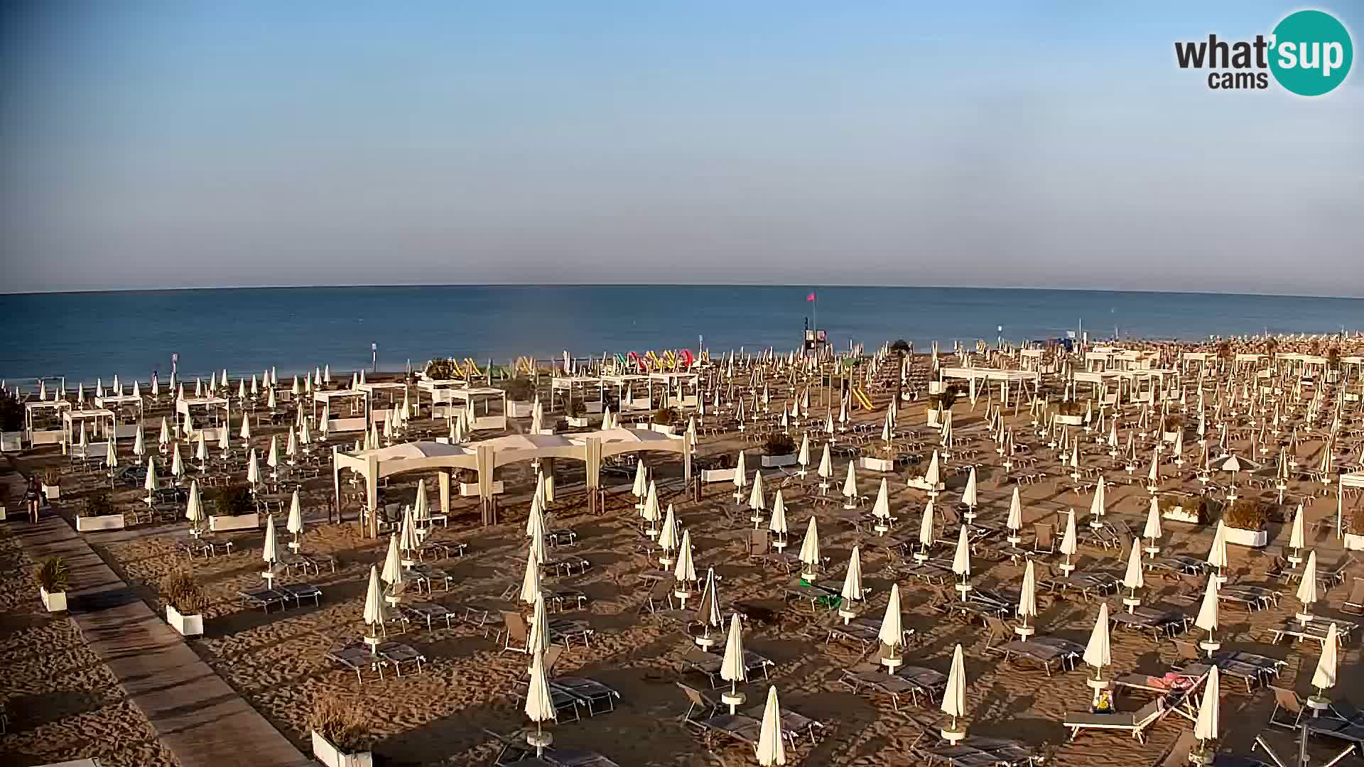 La plage de Bibione webcam en direct | Italien