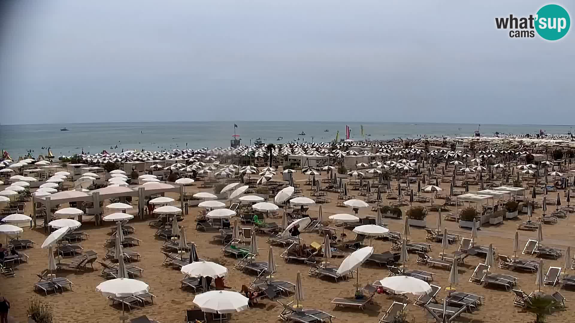 La plage de Bibione webcam en direct | Italien