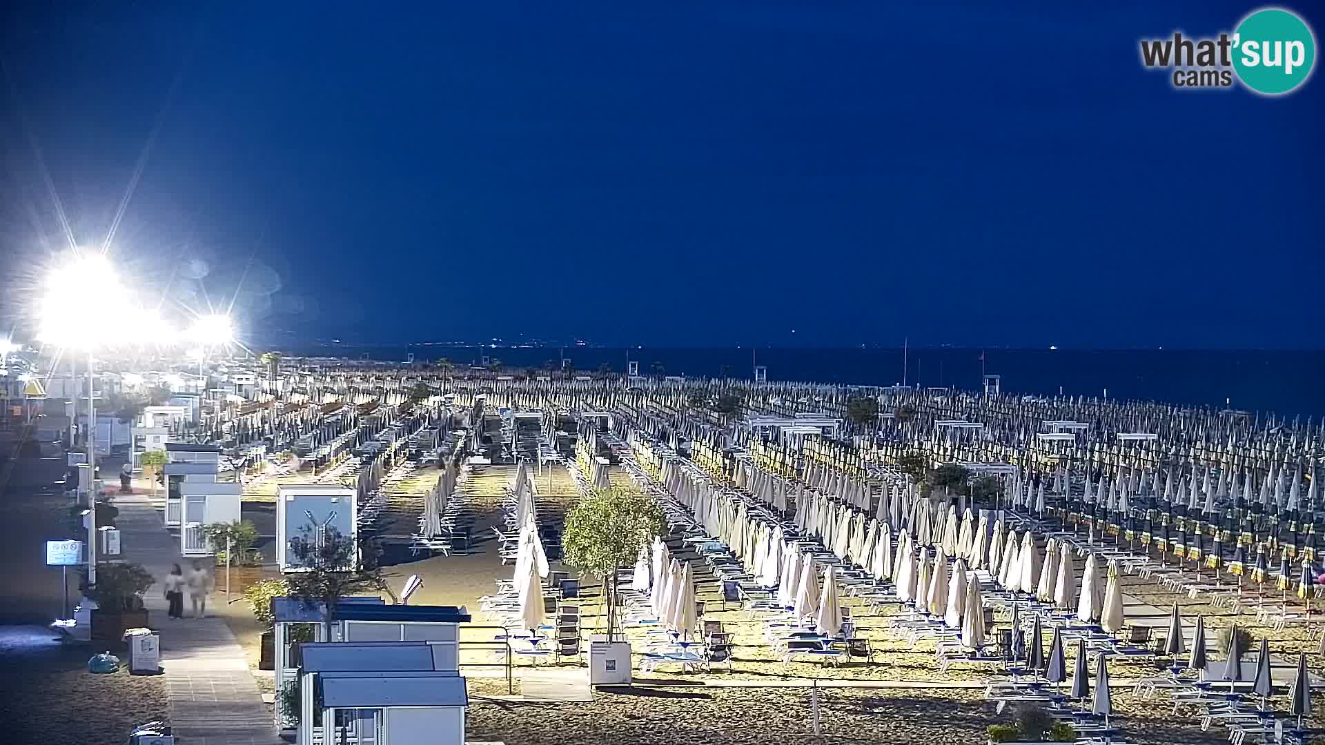 La plage de Bibione webcam en direct | Italien