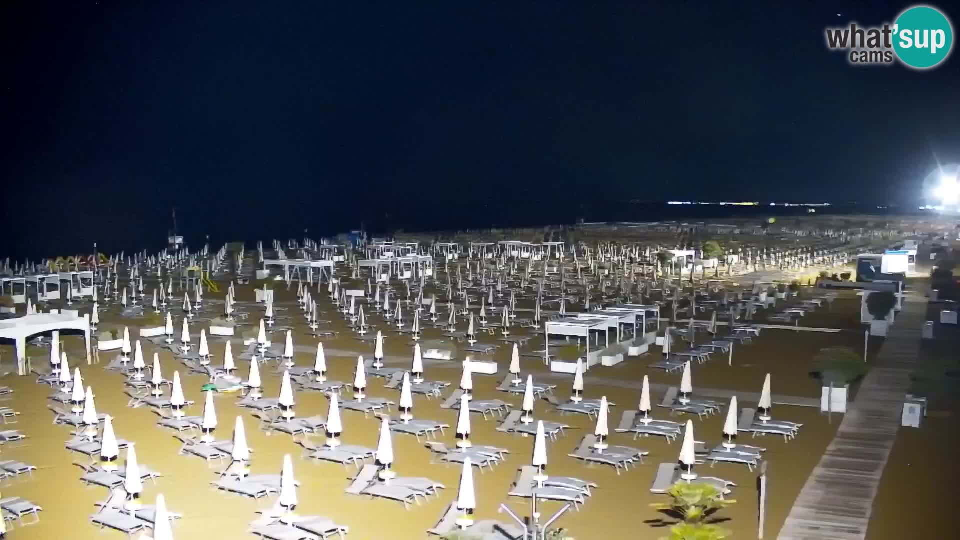 La plage de Bibione webcam en direct | Italien