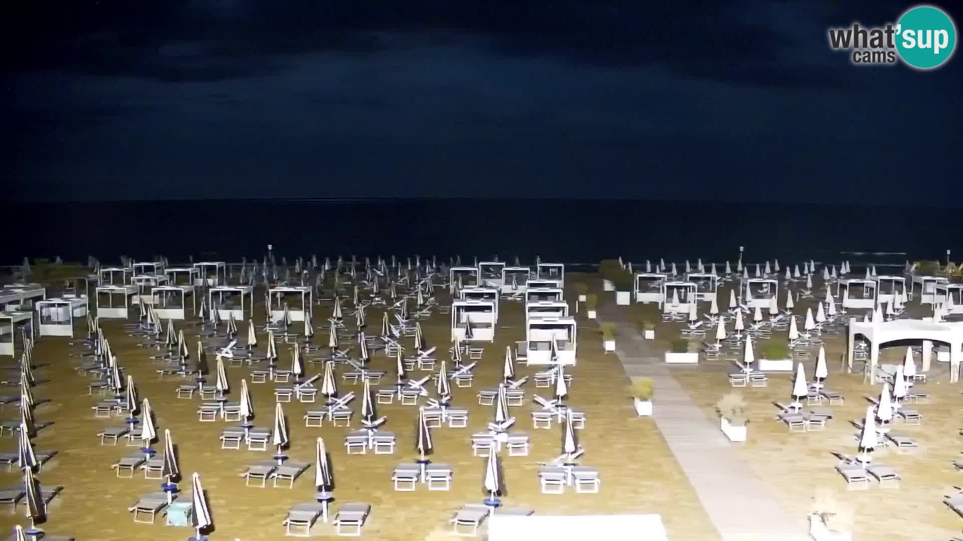 La plage de Bibione webcam en direct | Italien