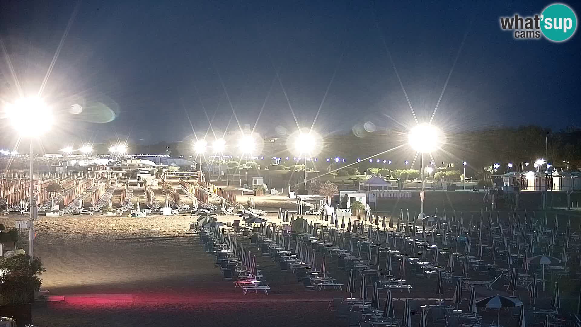 La plage de Bibione webcam en direct | Italien