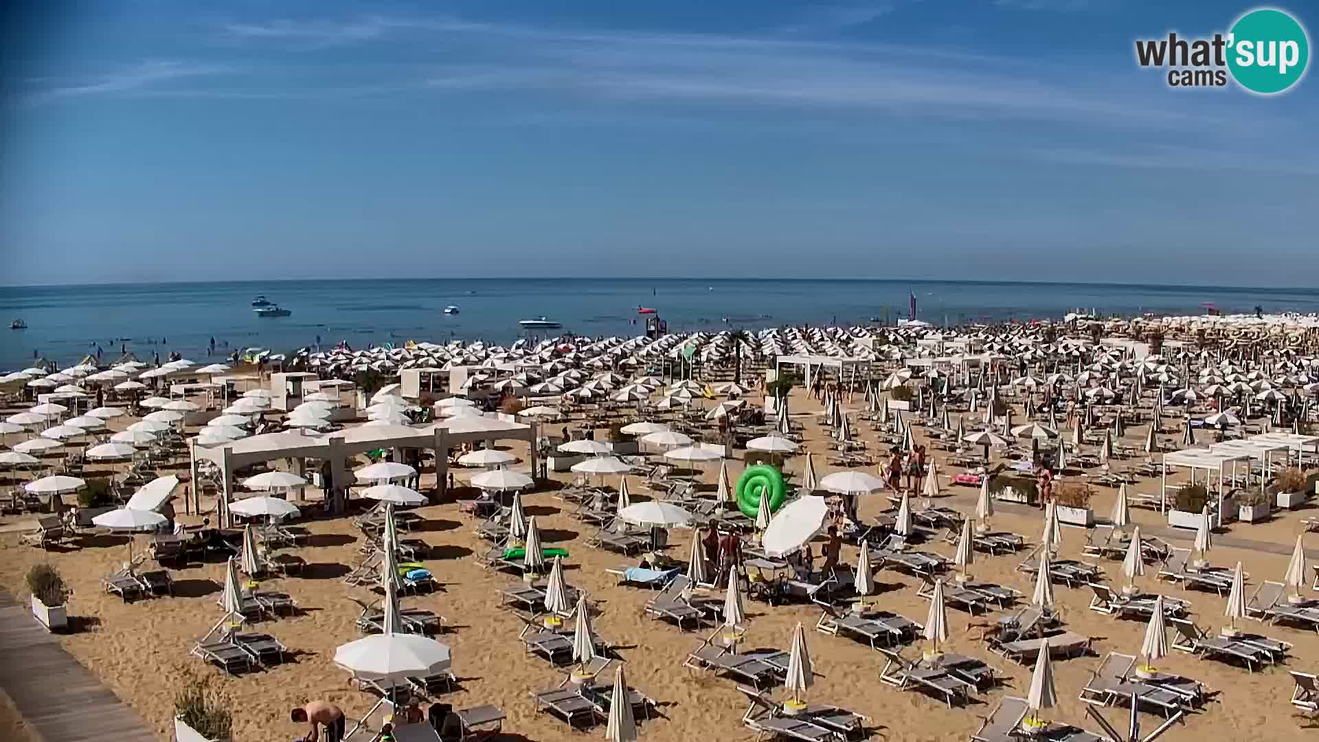 La plage de Bibione webcam en direct | Italien
