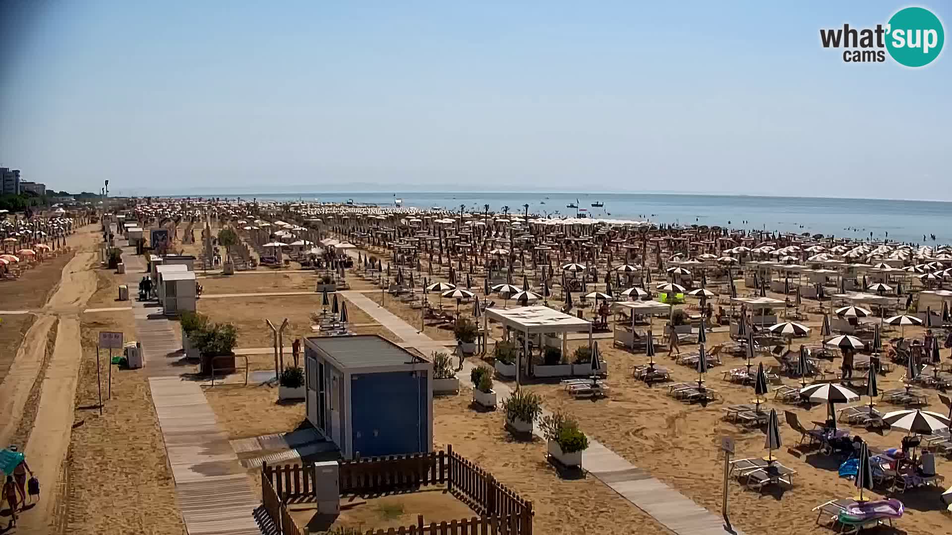 La plage de Bibione webcam en direct | Italien