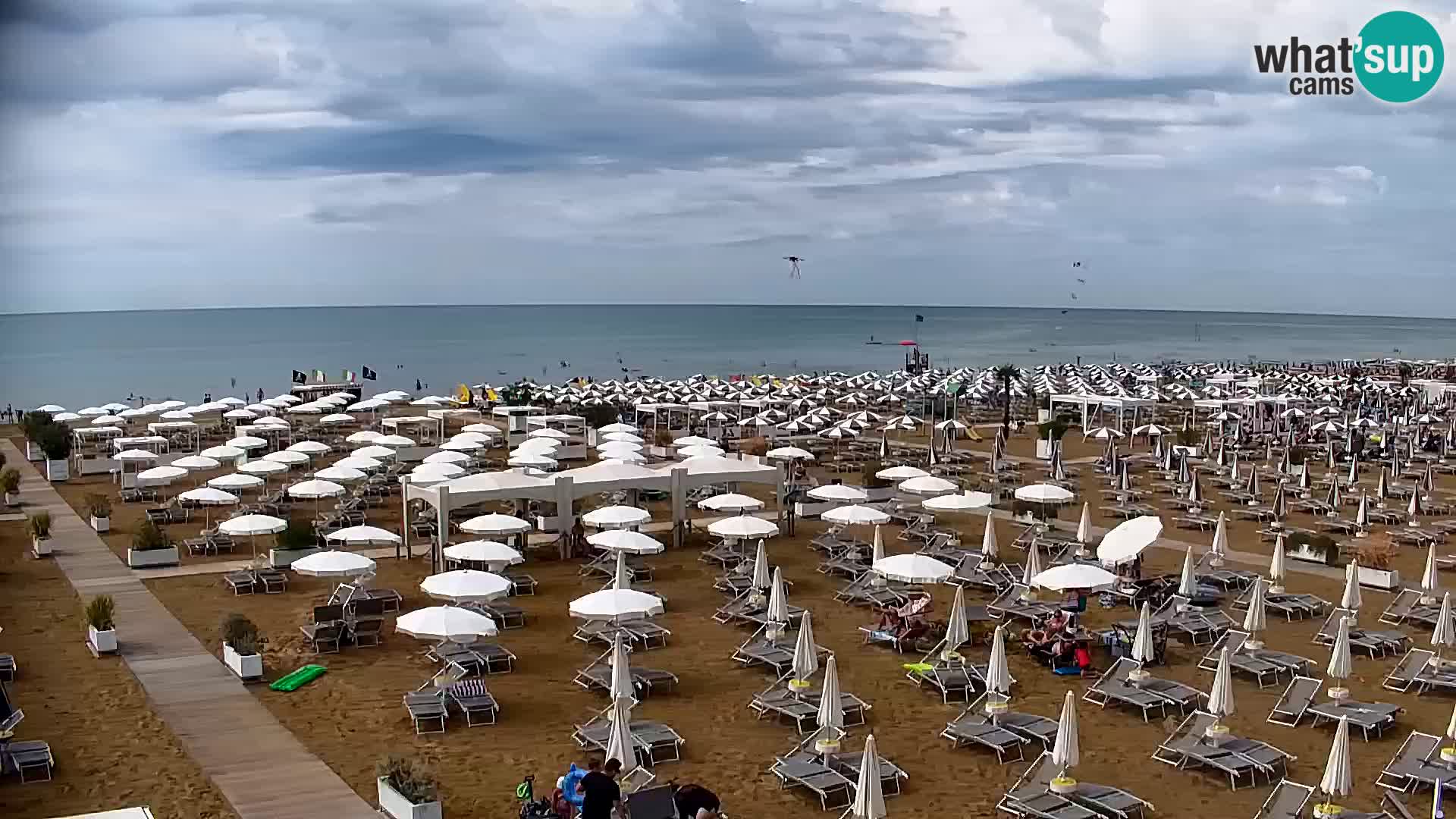 La plage de Bibione webcam en direct | Italien