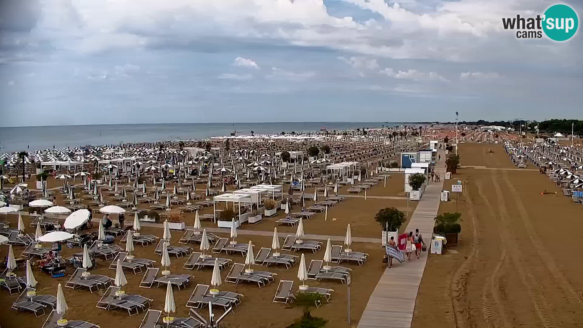 La plage de Bibione webcam en direct | Italien