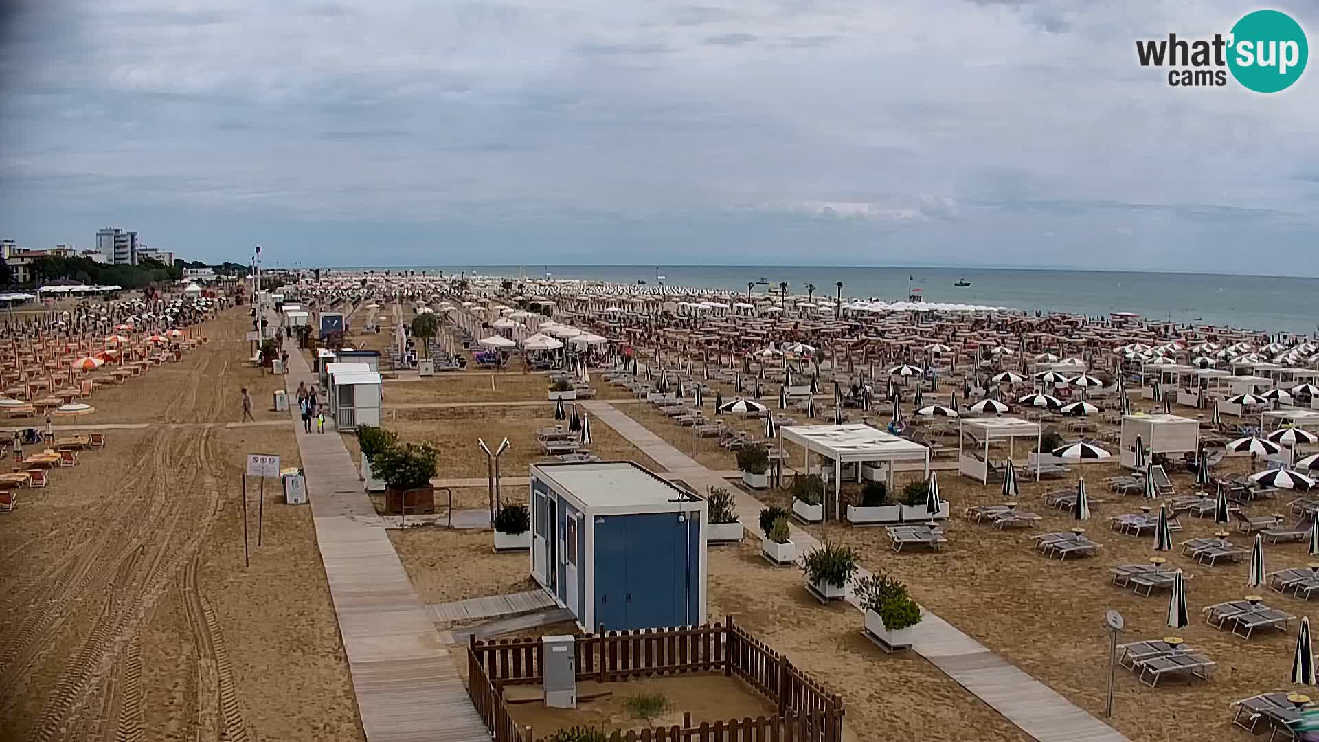 La plage de Bibione webcam en direct | Italien