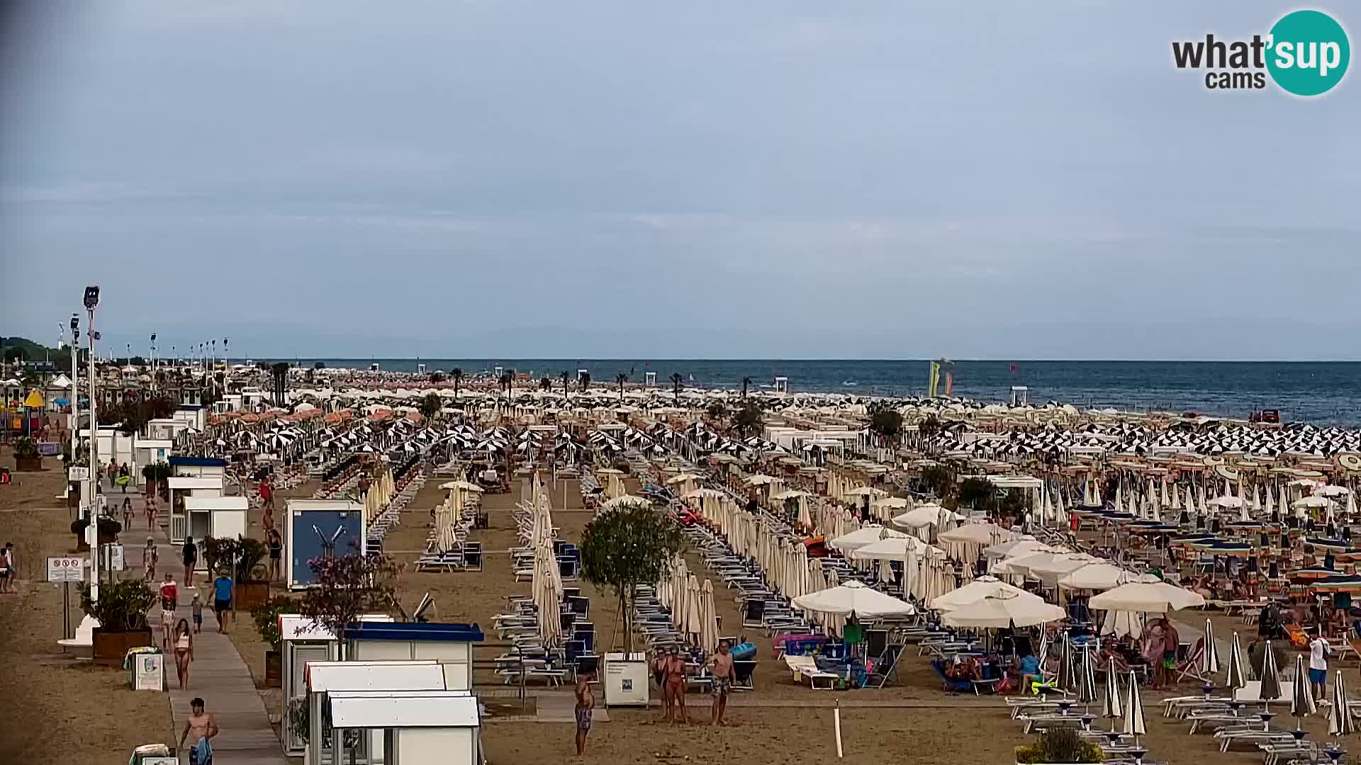 La plage de Bibione webcam en direct | Italien