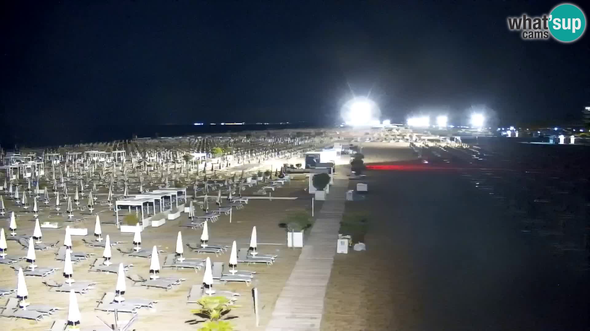 La plage de Bibione webcam en direct | Italien