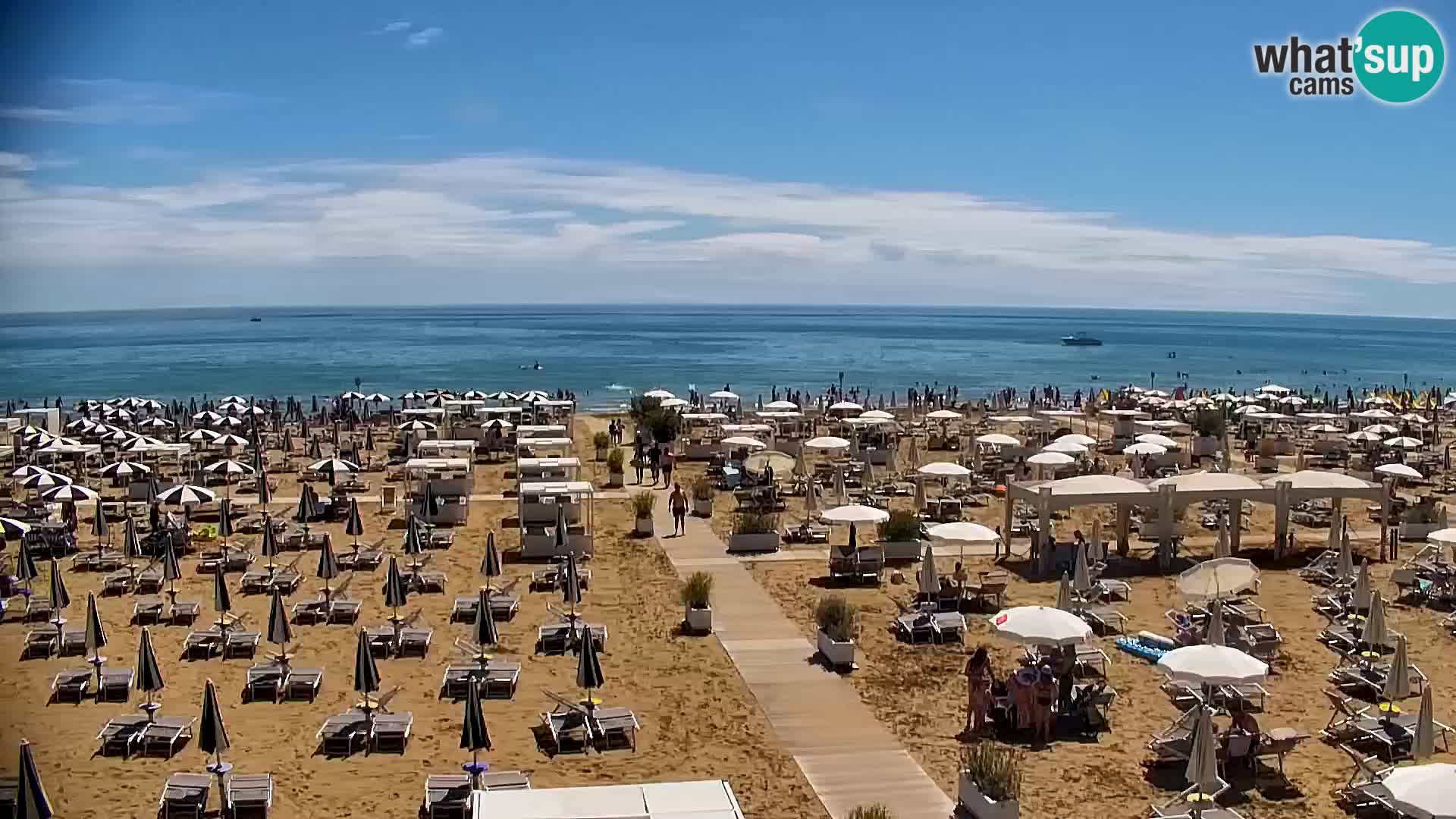 Kamera v živo plaža Bibione