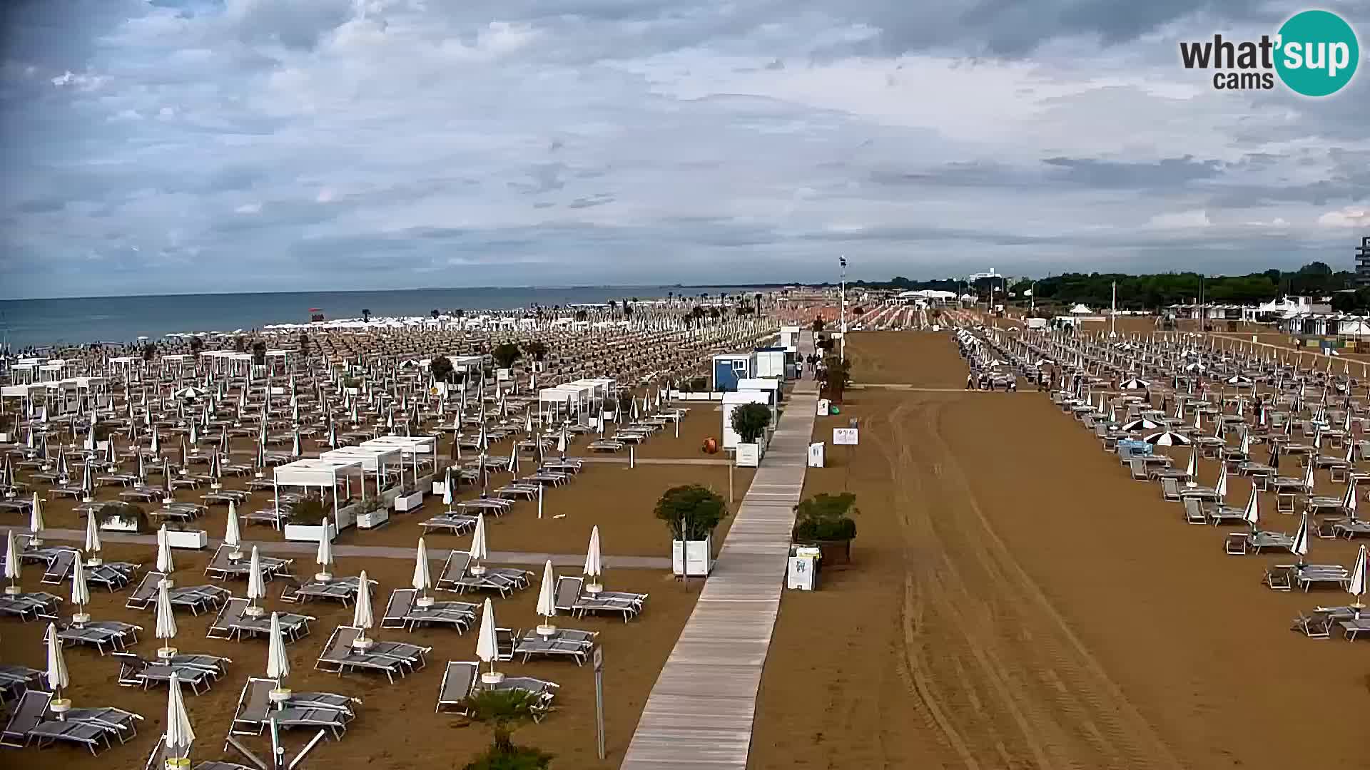 La plage de Bibione webcam en direct | Italien