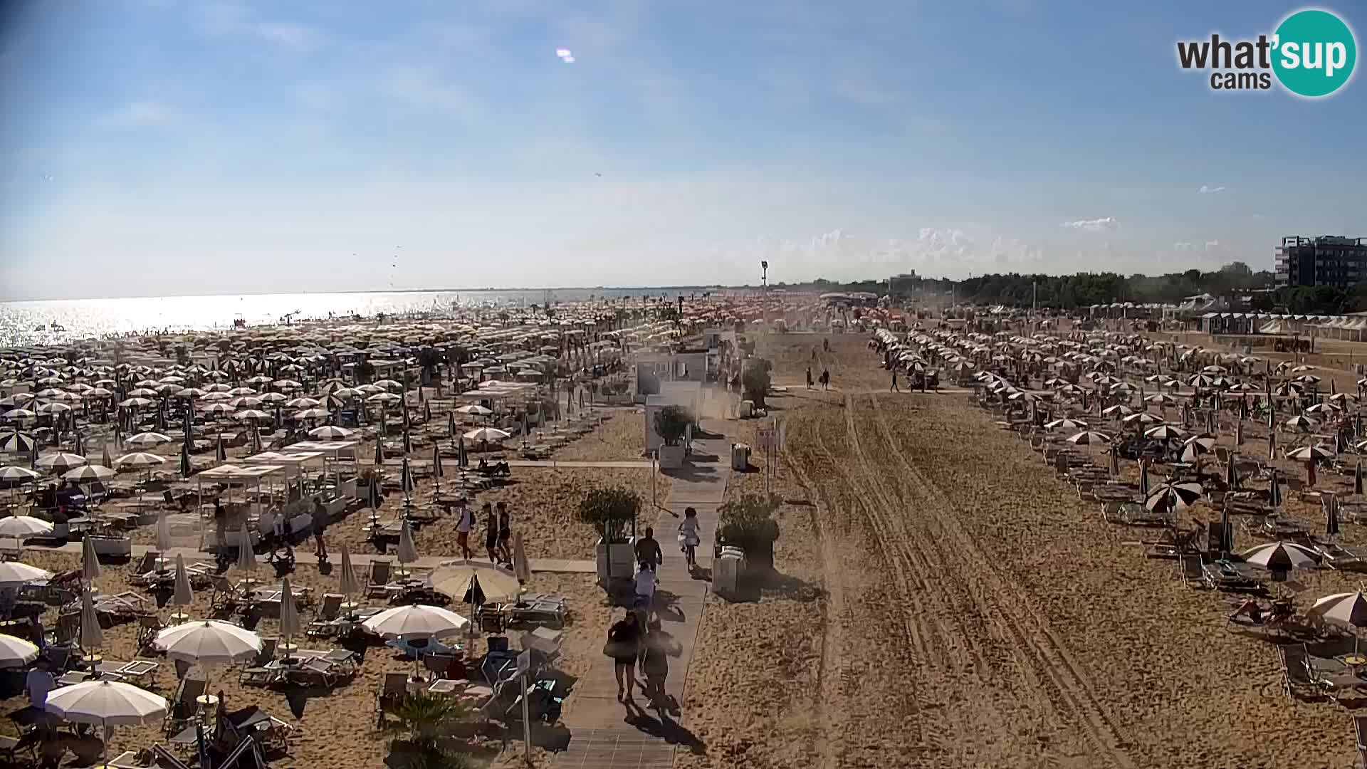 La plage de Bibione webcam en direct | Italien