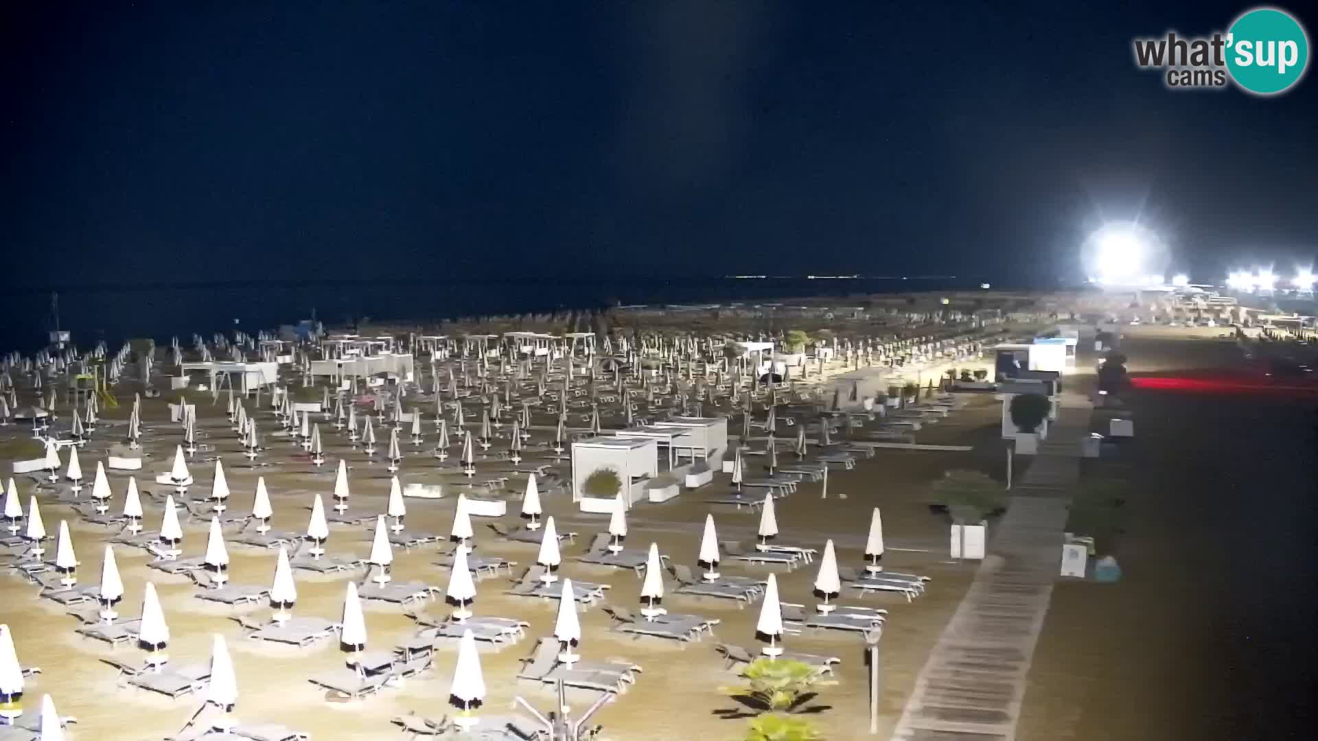 La plage de Bibione webcam en direct | Italien
