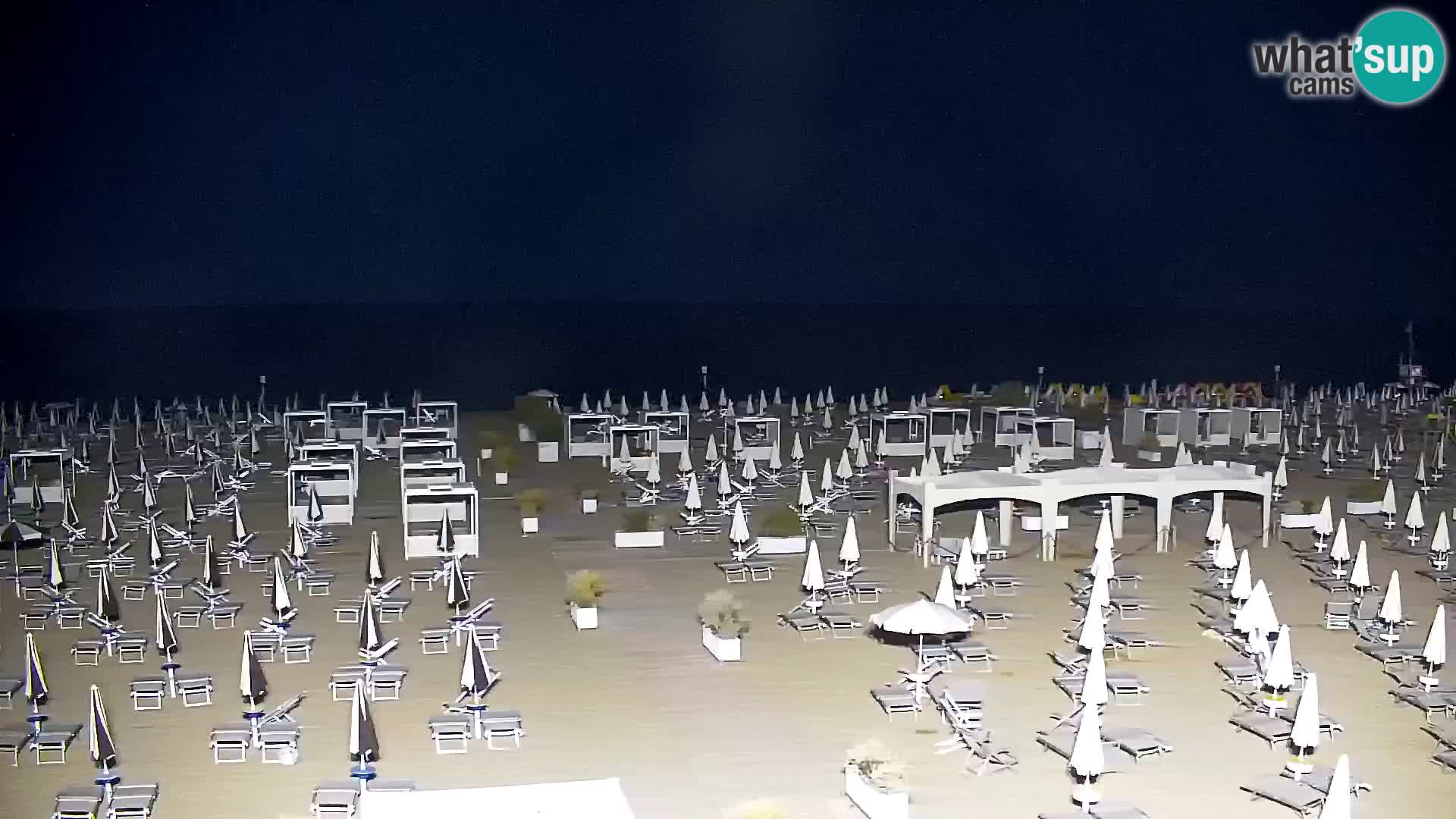 La plage de Bibione webcam en direct | Italien