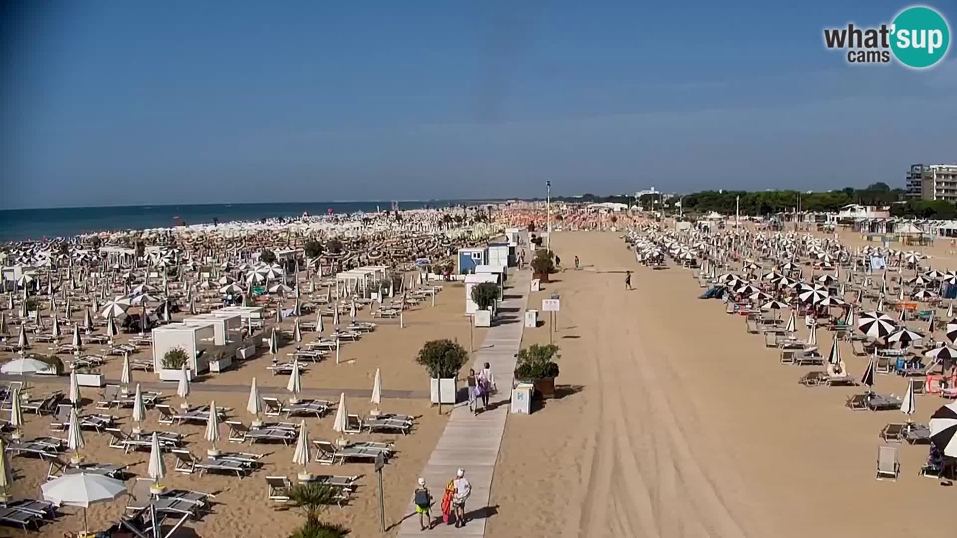 La plage de Bibione webcam en direct | Italien