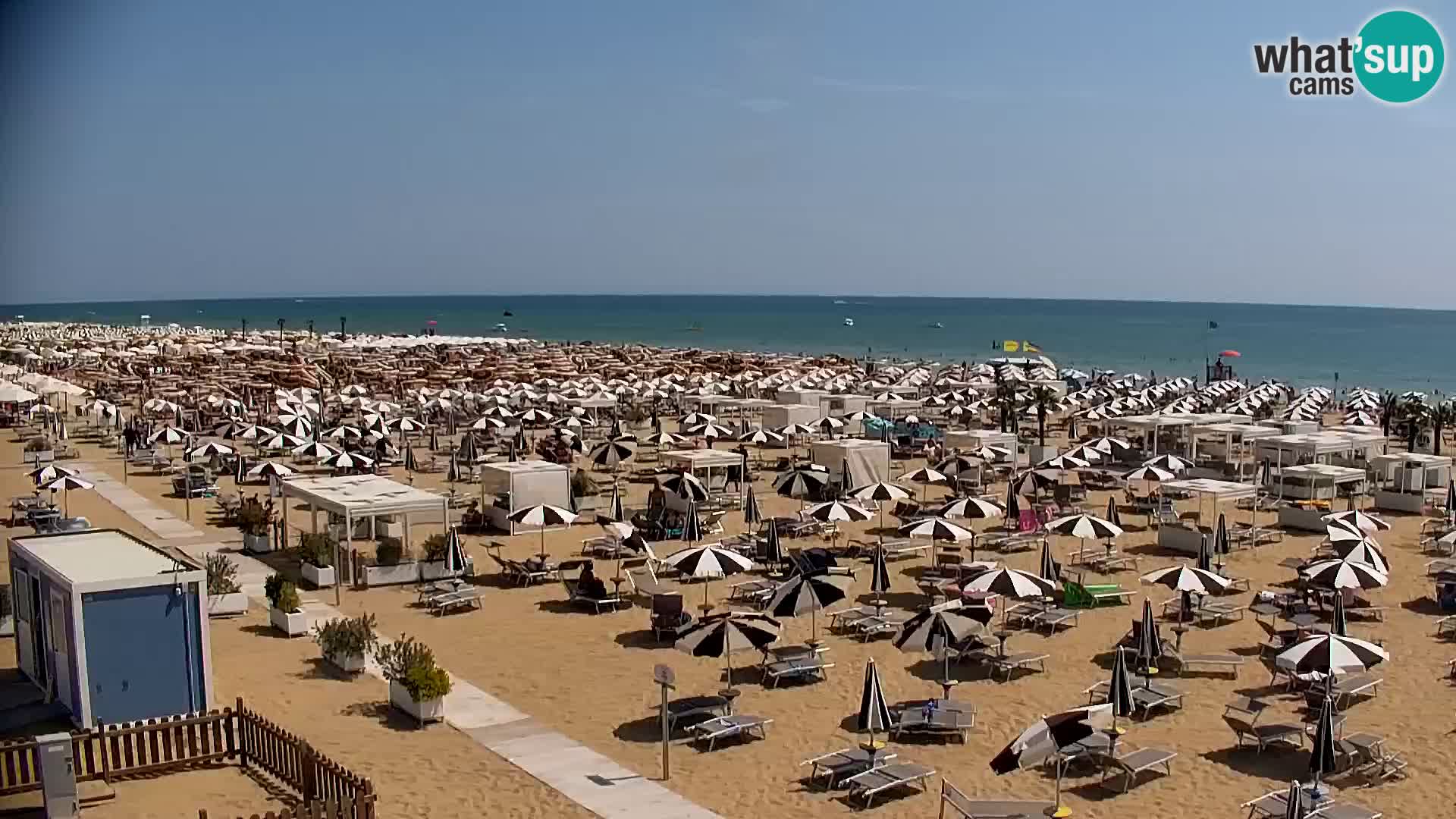 La plage de Bibione webcam en direct | Italien