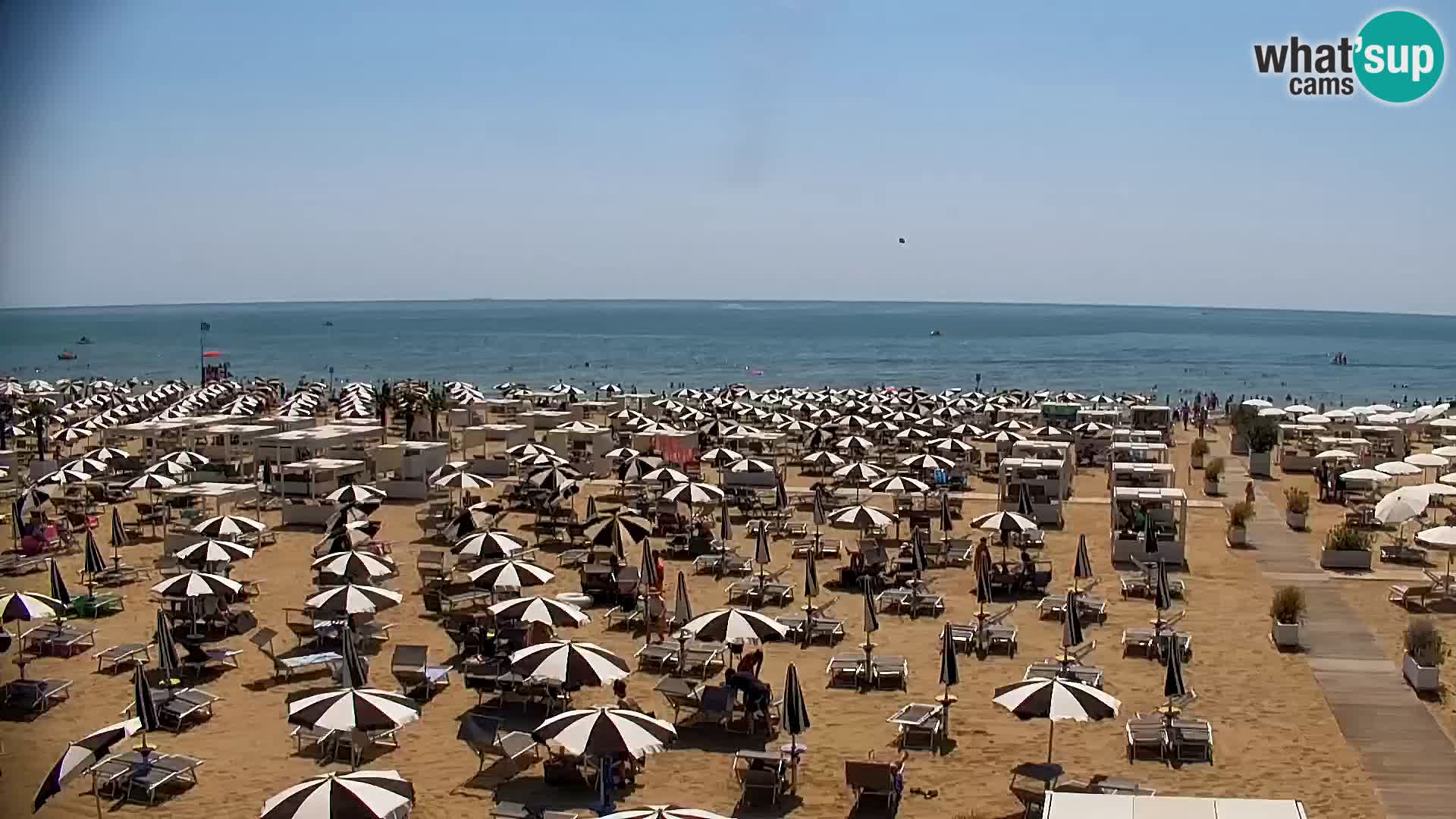 La plage de Bibione webcam en direct | Italien