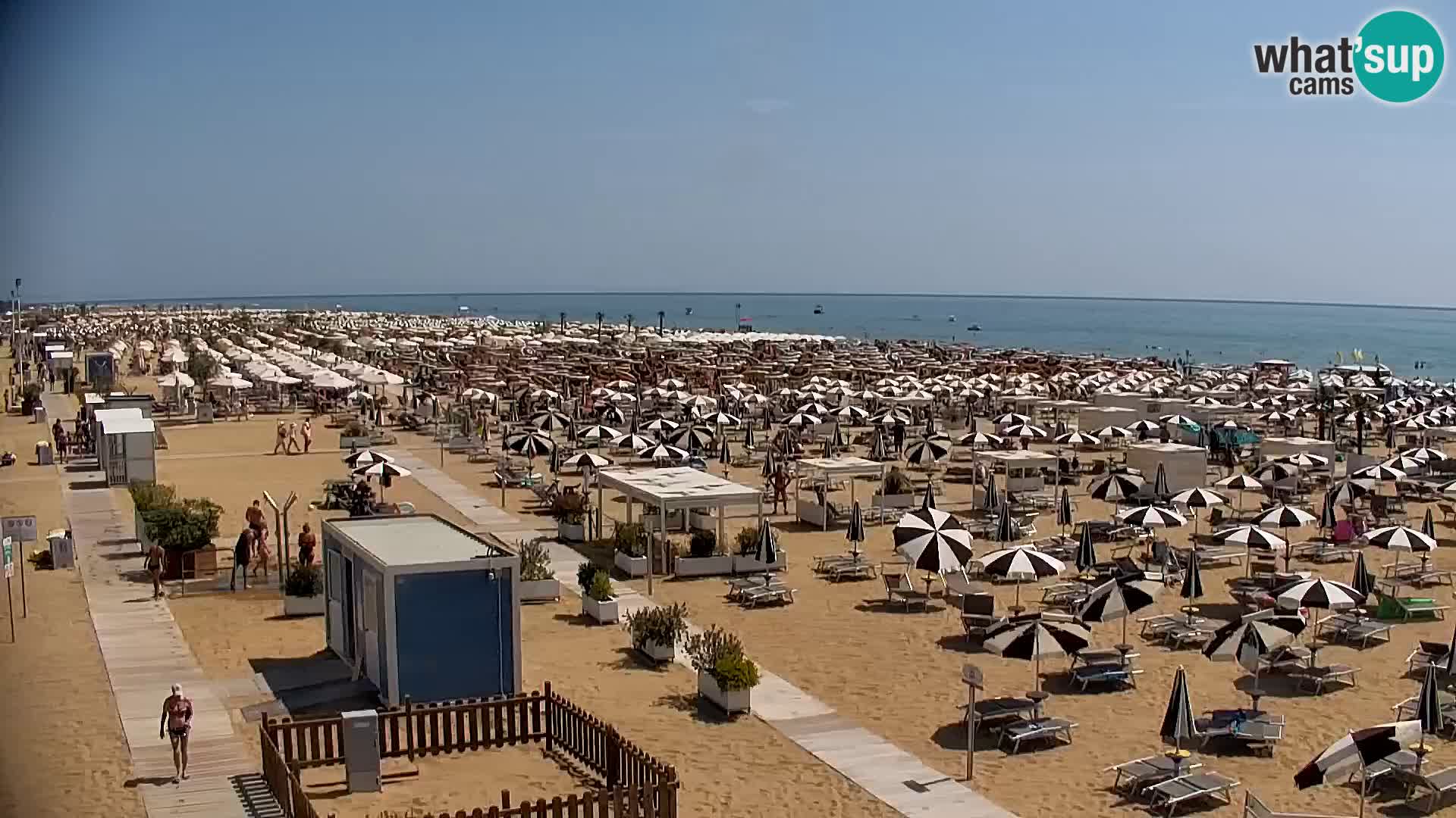 La plage de Bibione webcam en direct | Italien
