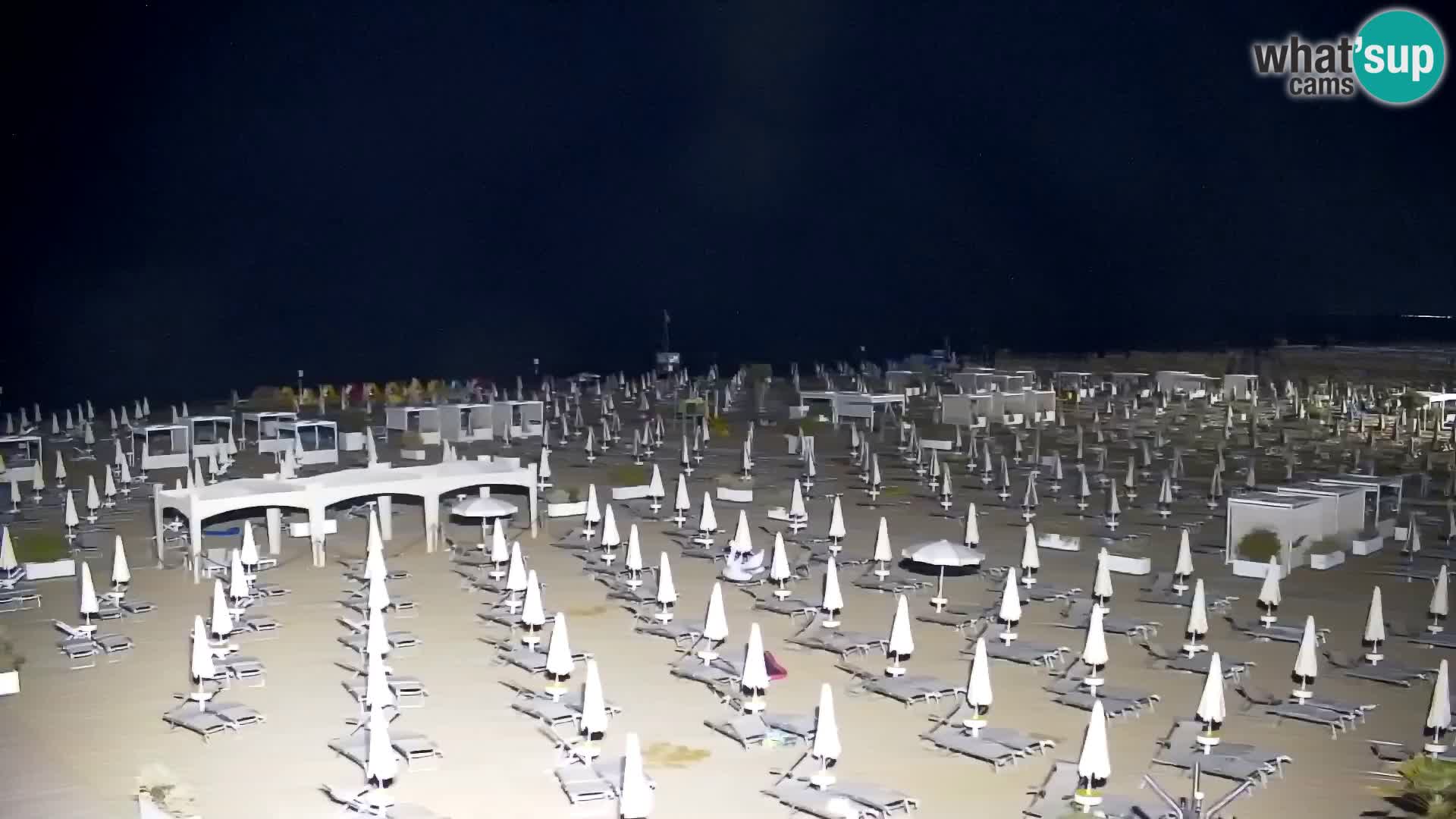 La plage de Bibione webcam en direct | Italien