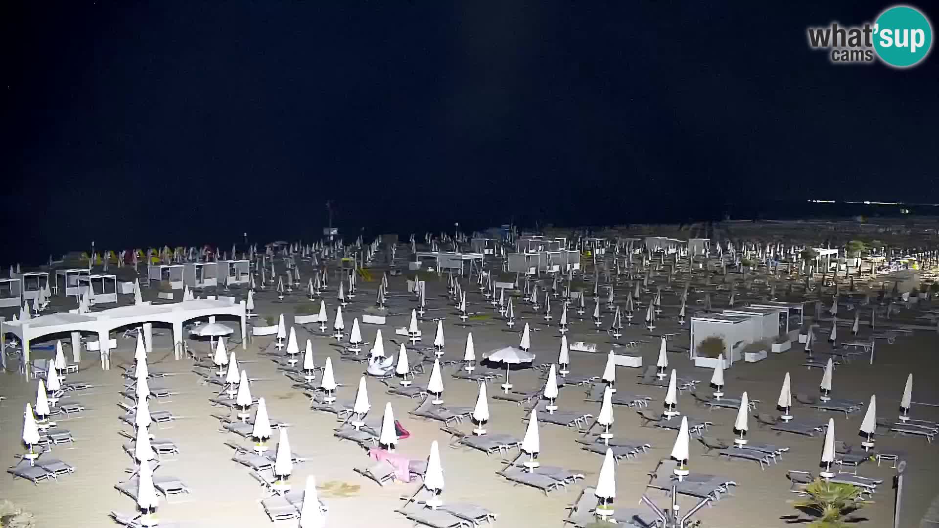 La plage de Bibione webcam en direct | Italien