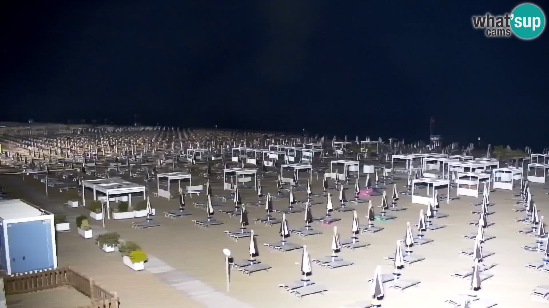 La plage de Bibione webcam en direct | Italien