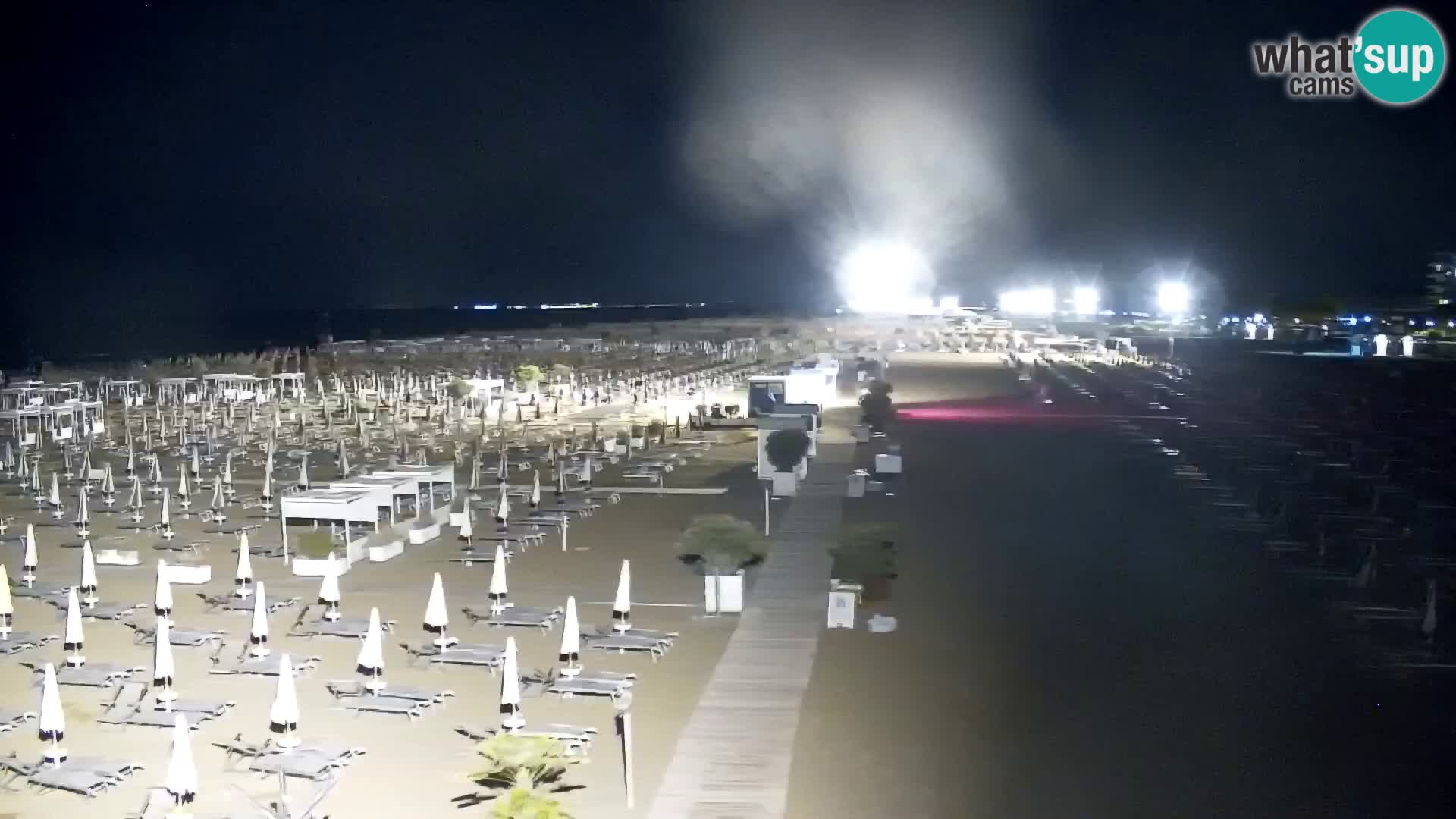 La plage de Bibione webcam en direct | Italien