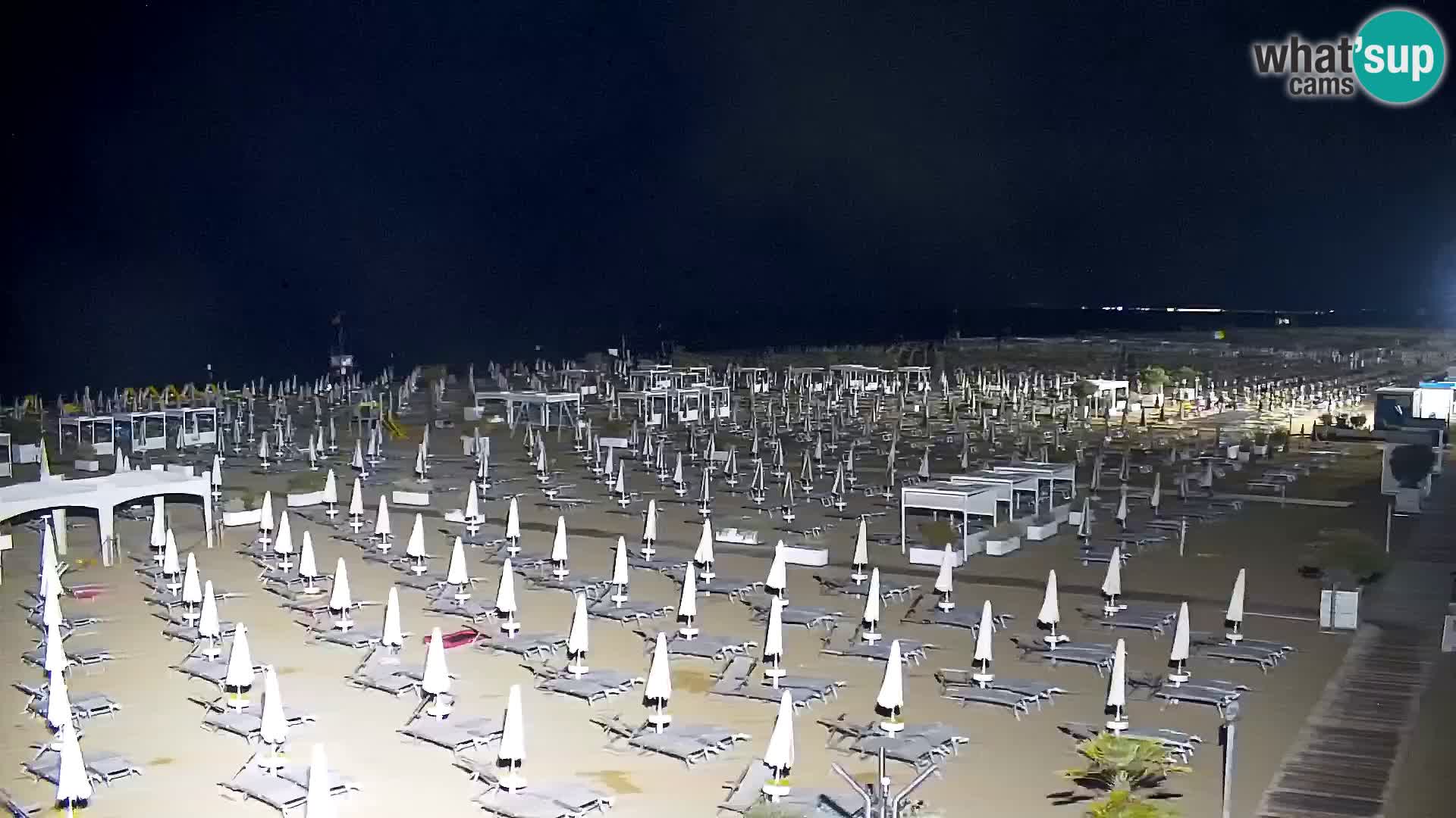 La plage de Bibione webcam en direct | Italien