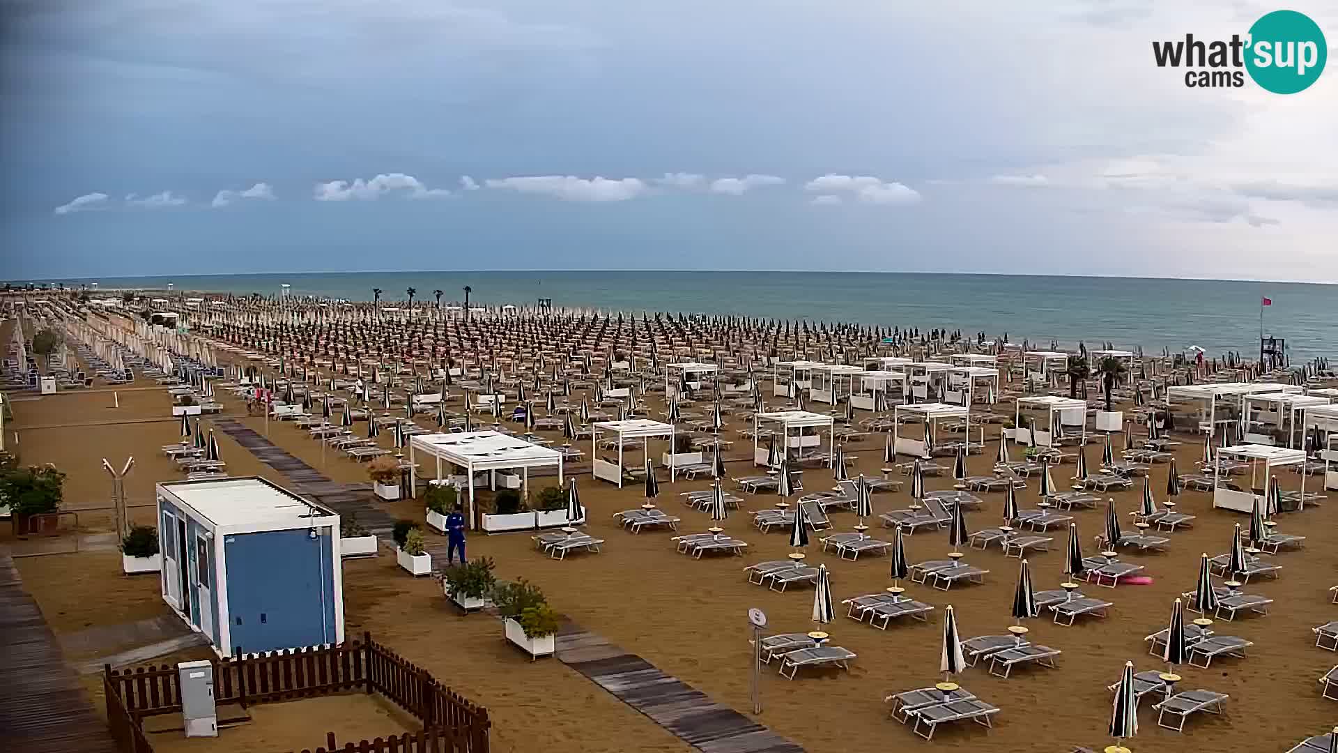 La plage de Bibione webcam en direct | Italien