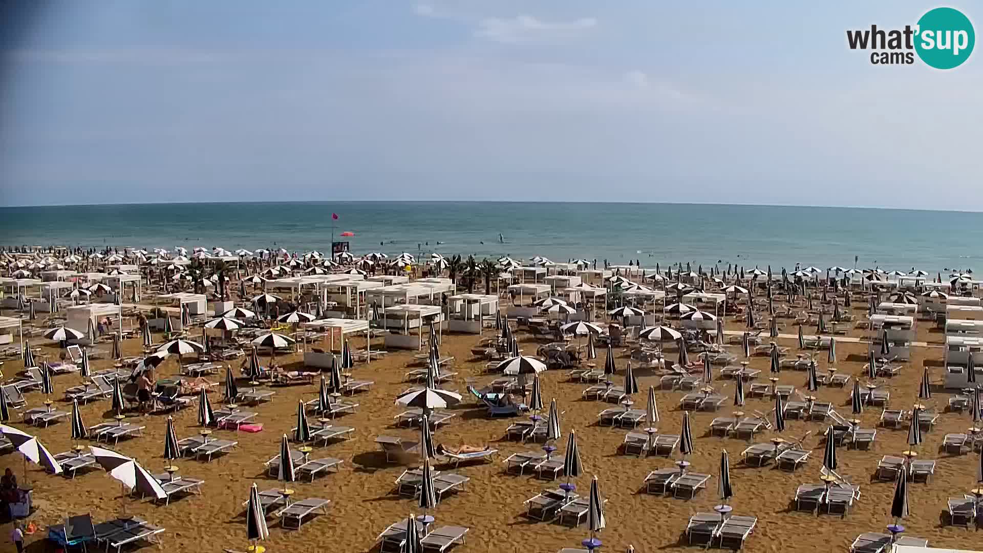 La plage de Bibione webcam en direct | Italien