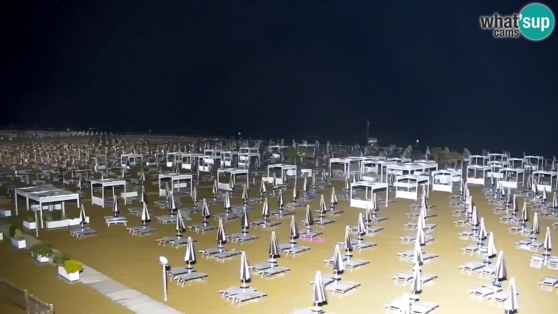 La plage de Bibione webcam en direct | Italien
